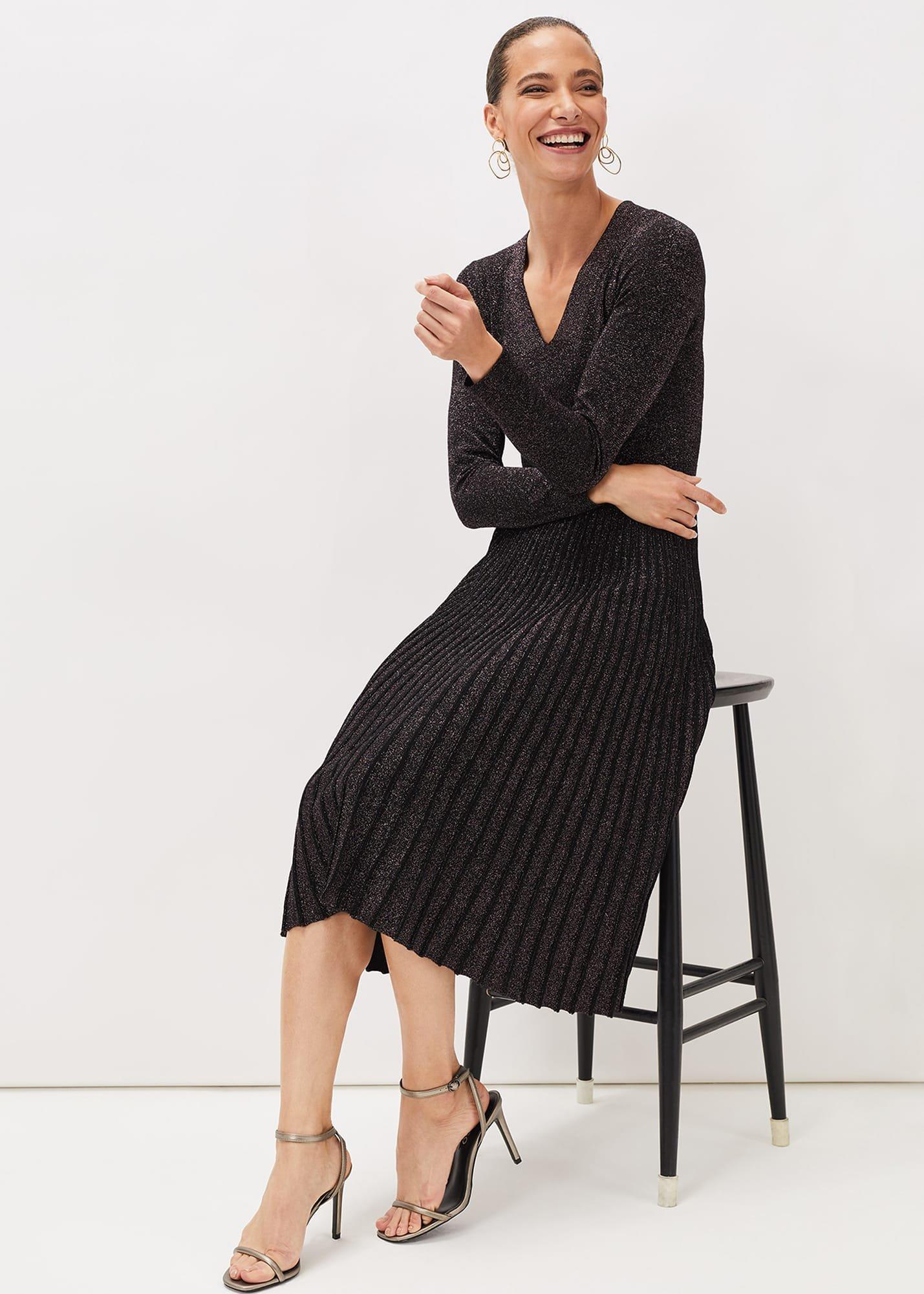 Jessamine Shimmer Knit Dress