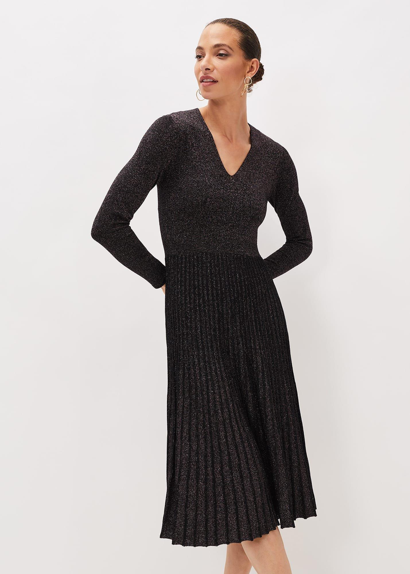 Jessamine Shimmer Knit Dress