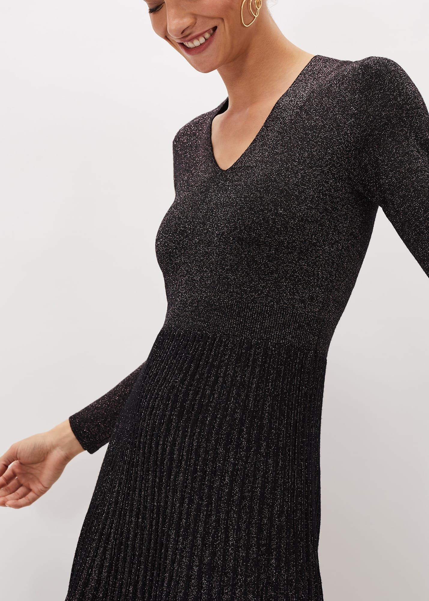 Jessamine Shimmer Knit Dress