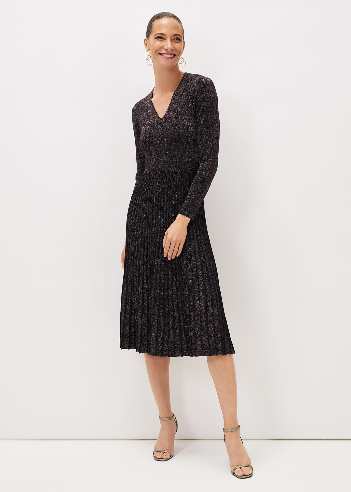 Jessamine Shimmer Knit Dress
