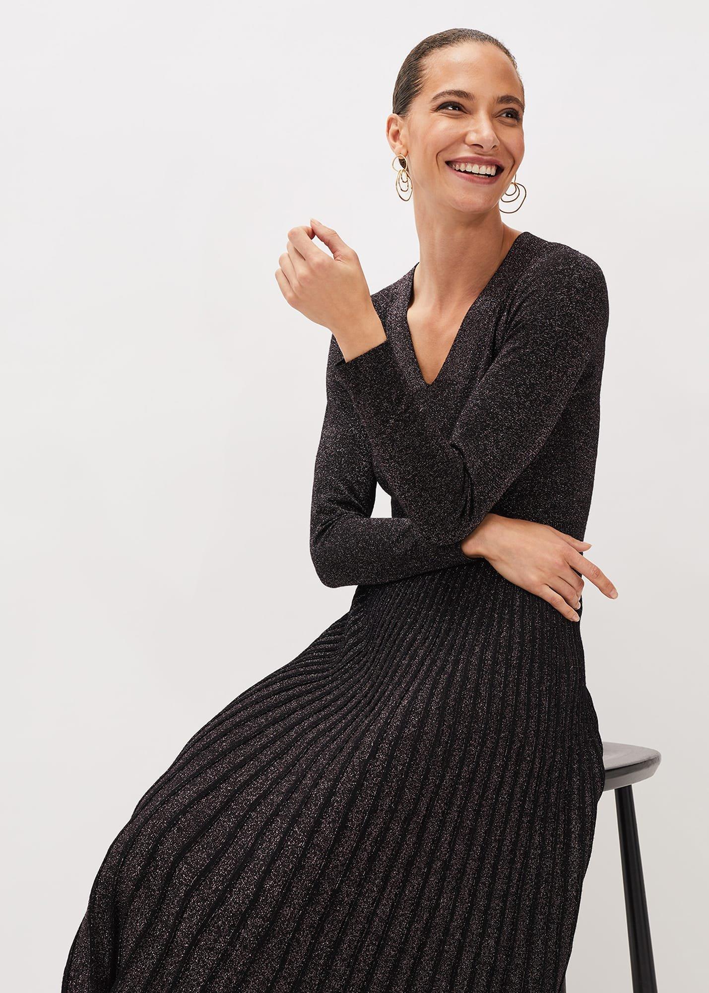 Jessamine Shimmer Knit Dress