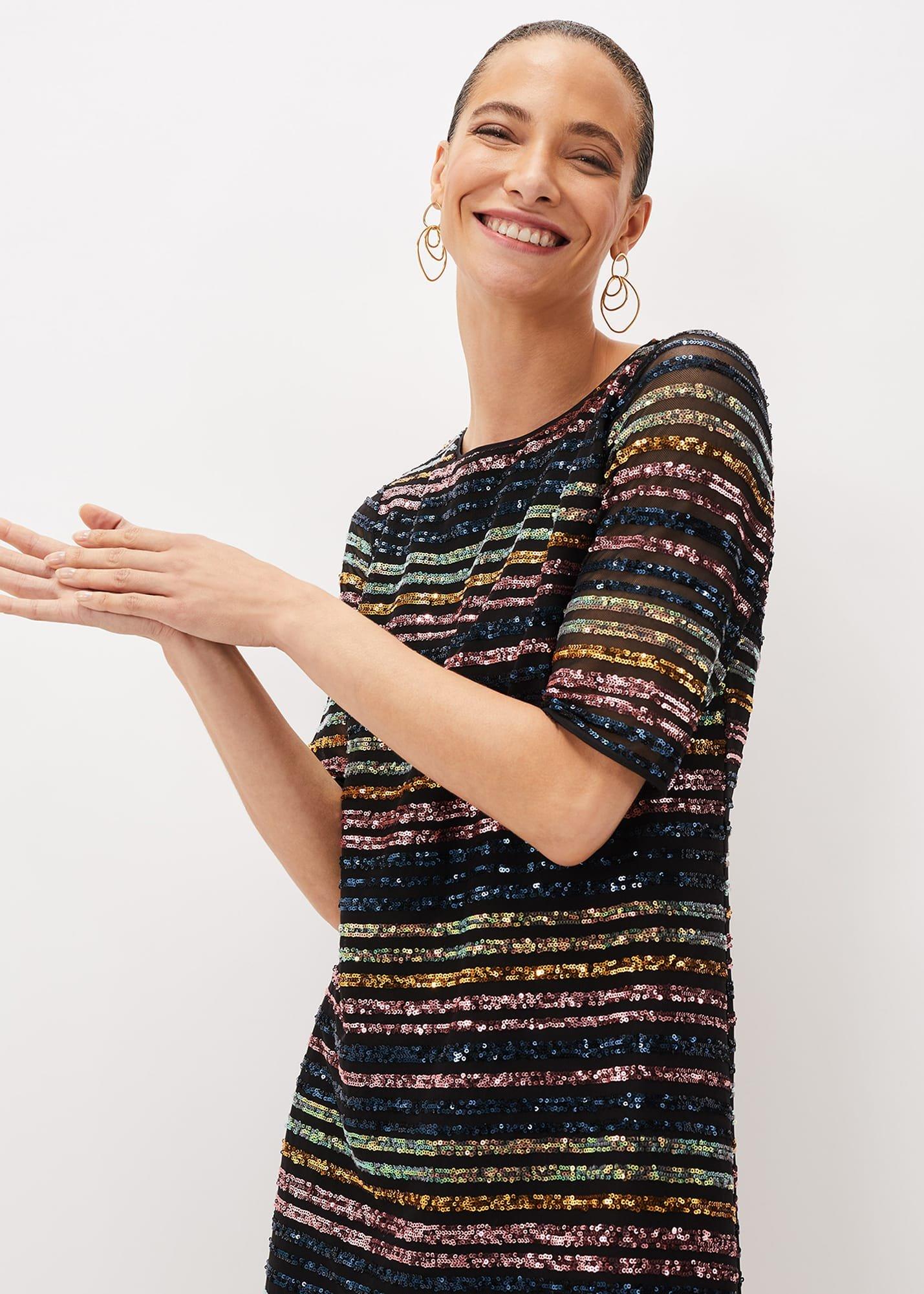 Amara Sequin Tunic Dress