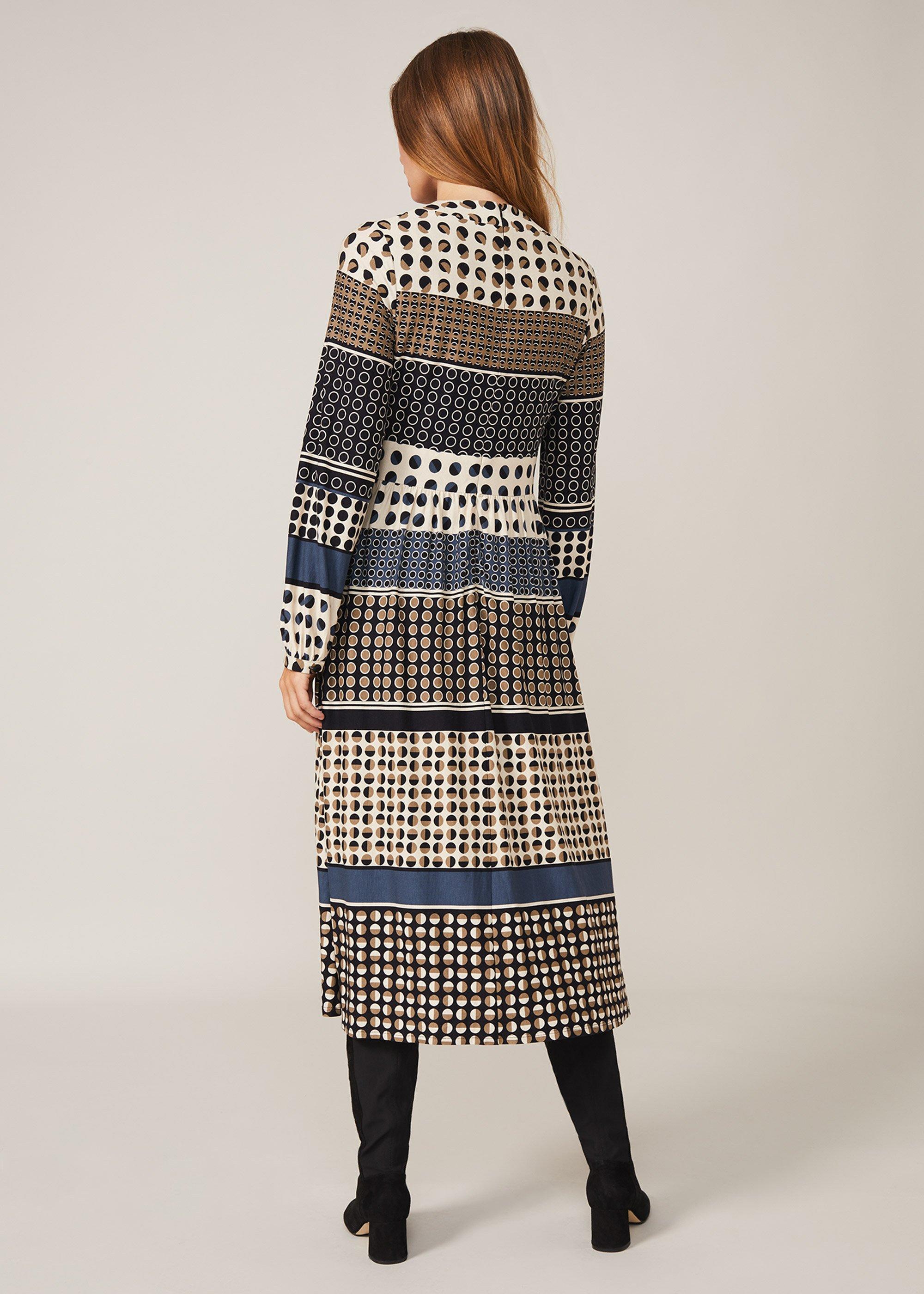 Jacinta Spot Print Dress
