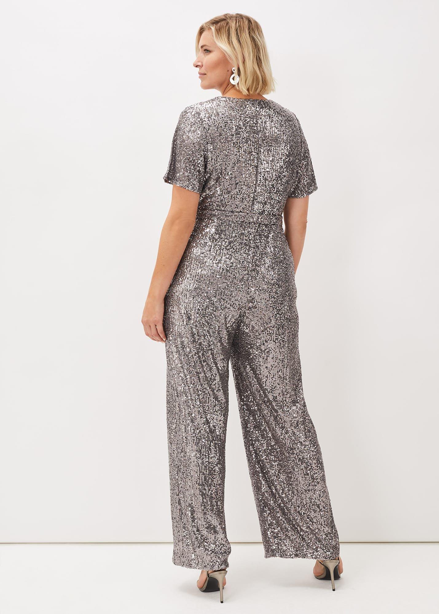 Allesandra Sequin Jumpsuit