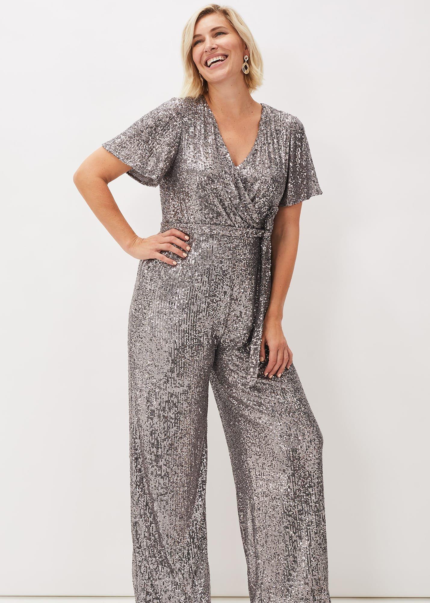 Allesandra Sequin Jumpsuit