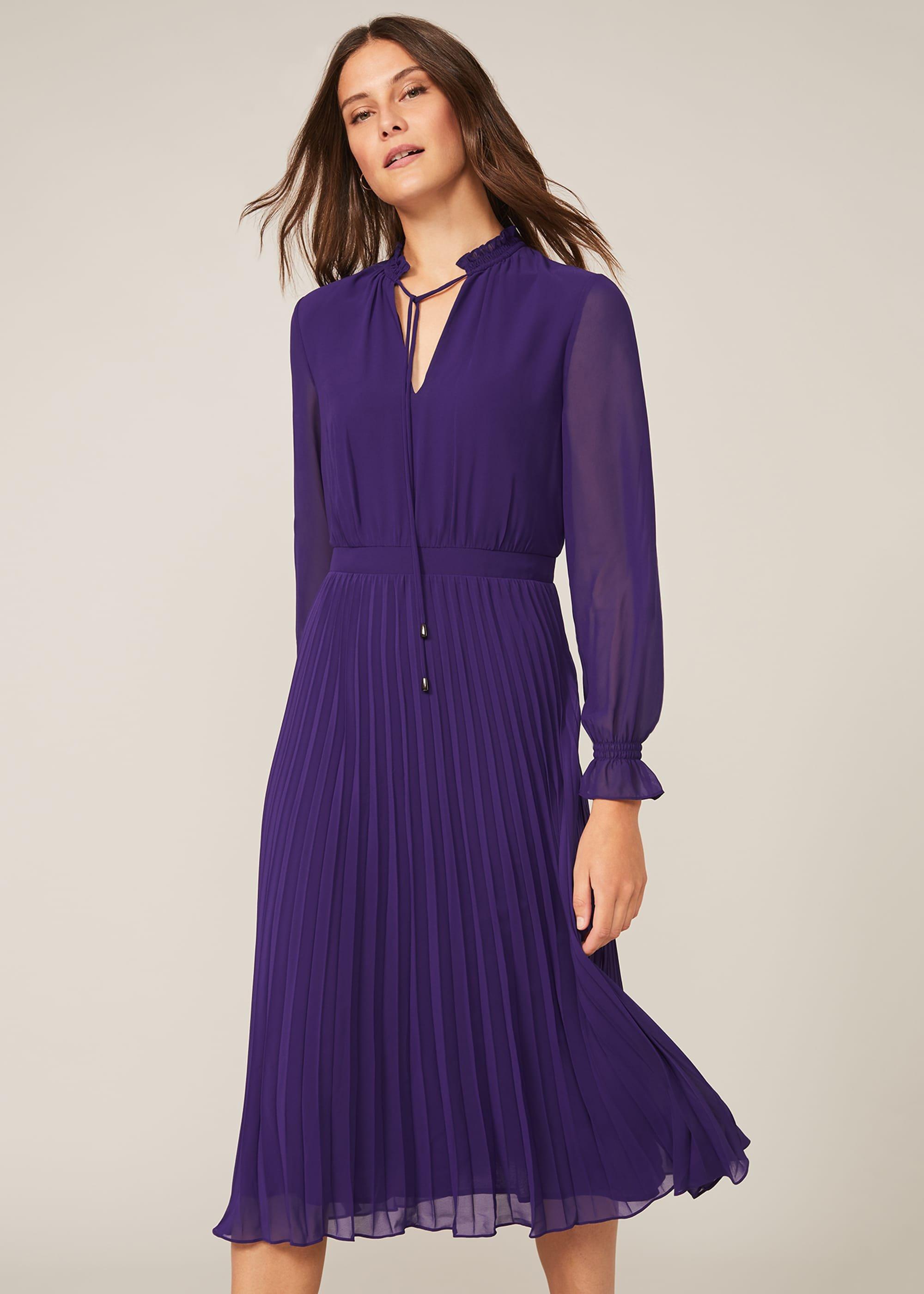 Iris Pleat Dress