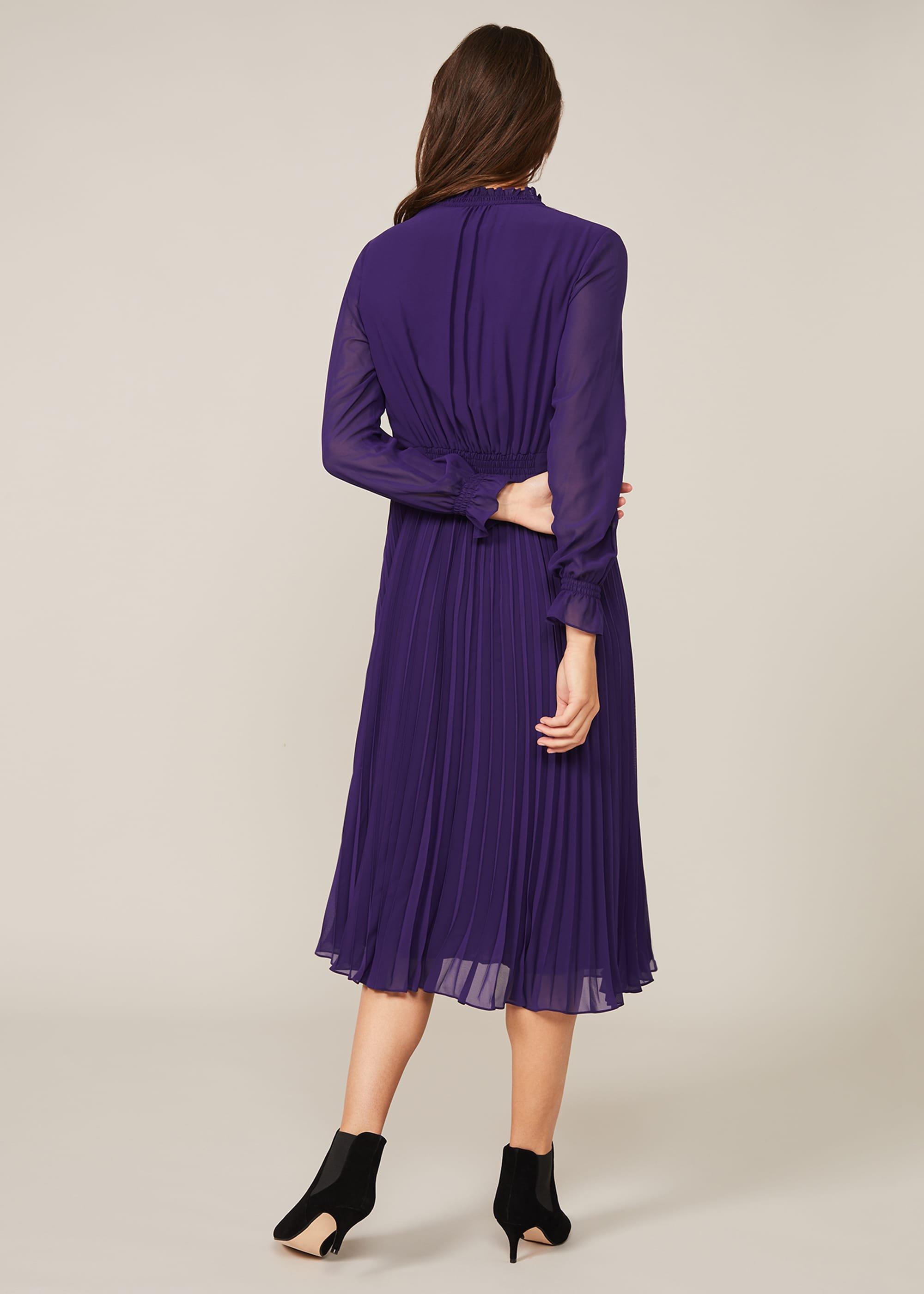 Iris Pleat Dress