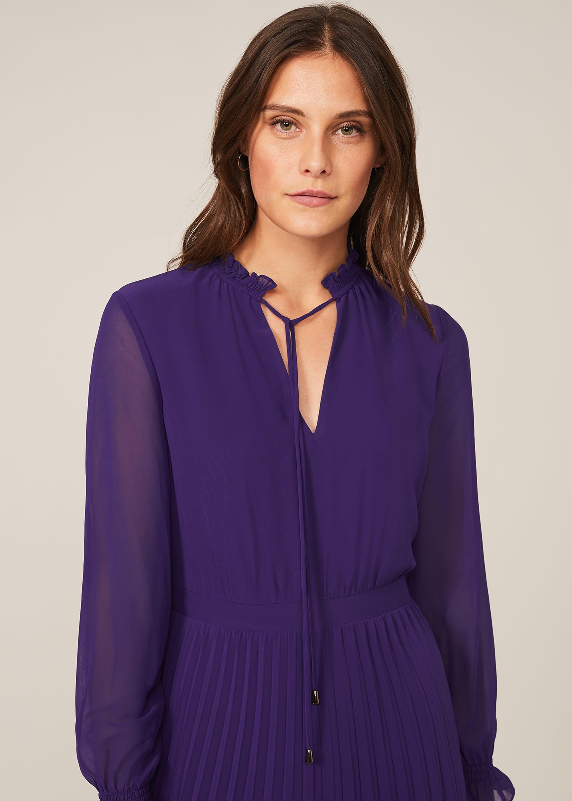 Iris Pleat Dress