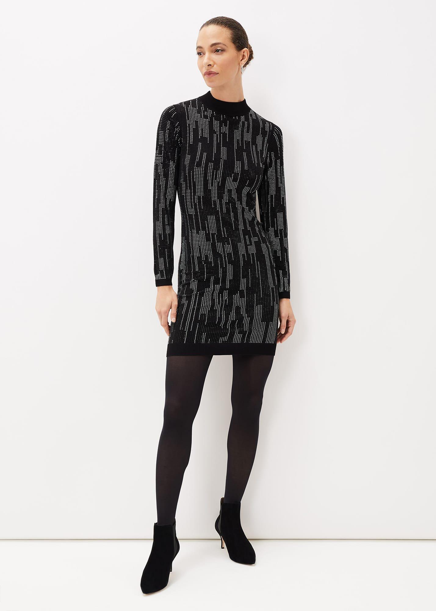 Adamina Stud Knit Dress