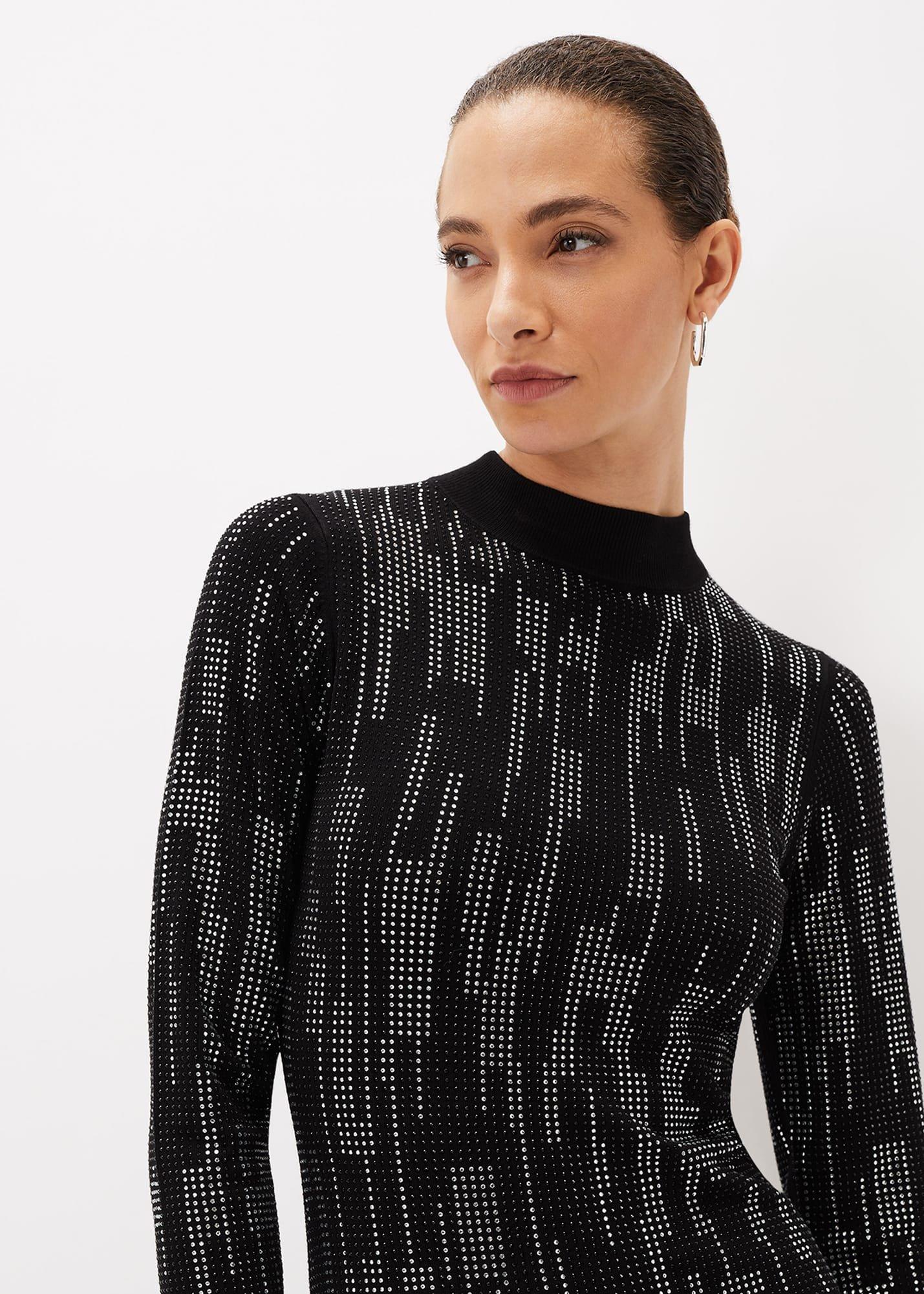 Adamina Stud Knit Dress
