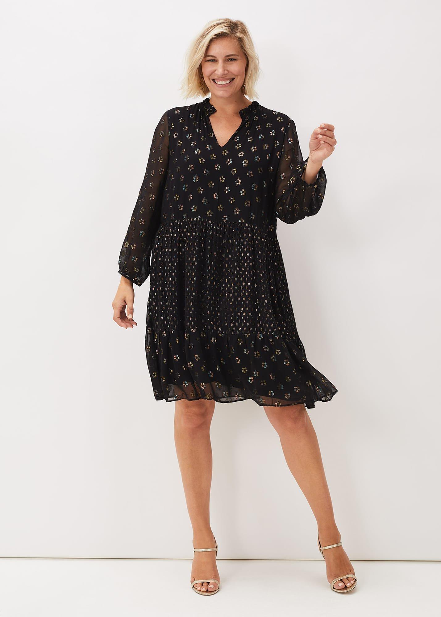 Sarah Sparkle Jacquard Dress
