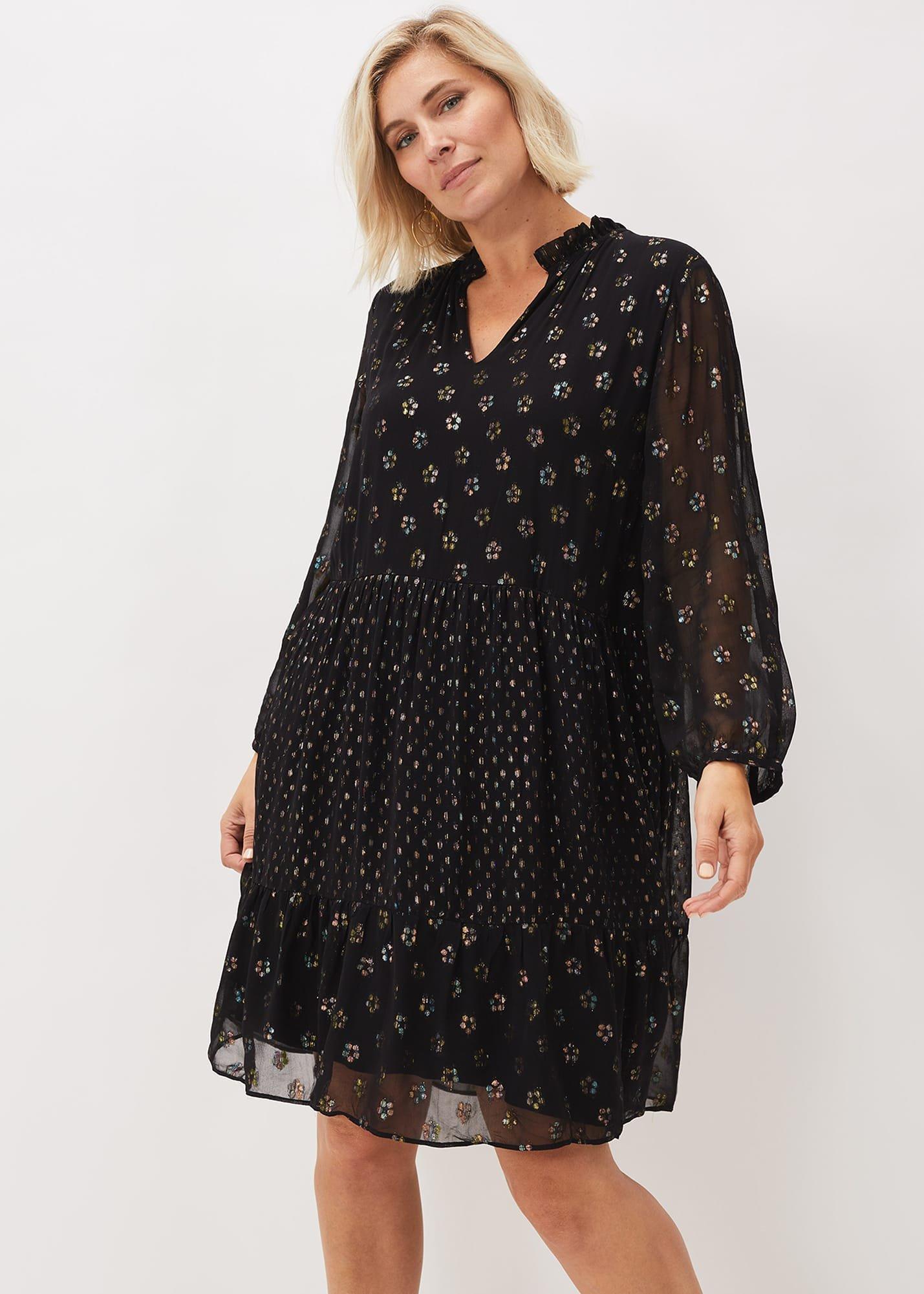 Sarah Sparkle Jacquard Dress