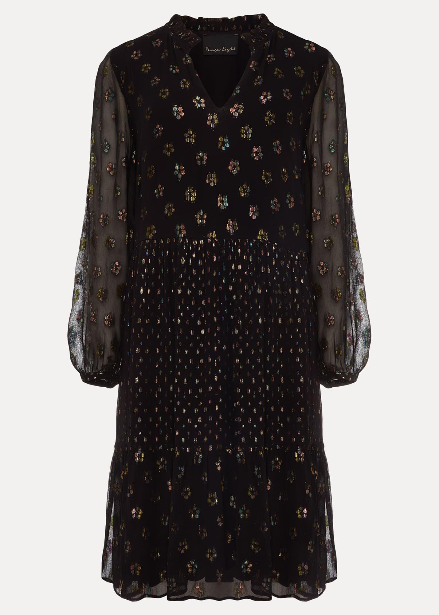 Sarah Sparkle Jacquard Dress