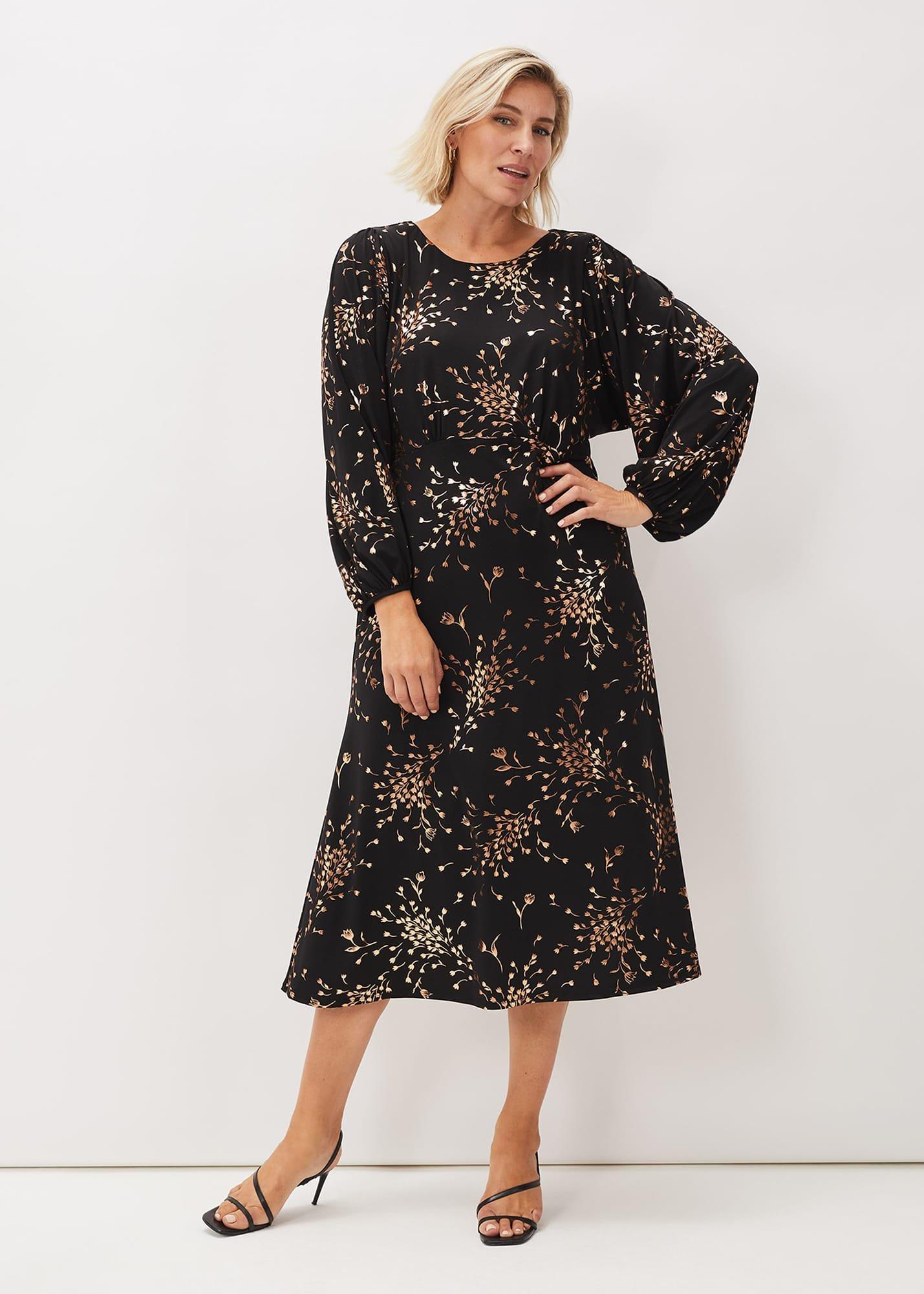 Jacinta Floral Foil Dress