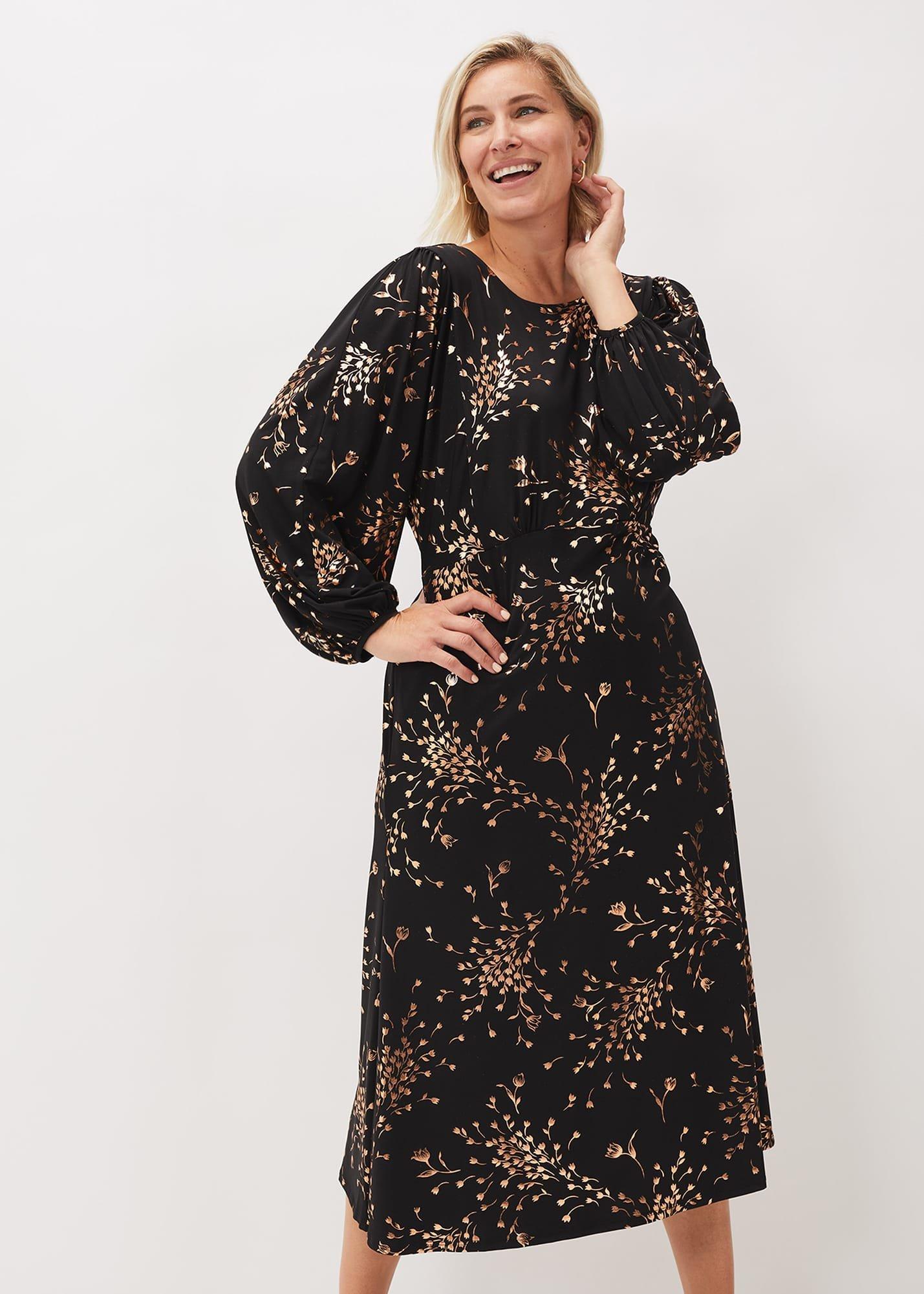 Jacinta Floral Foil Dress