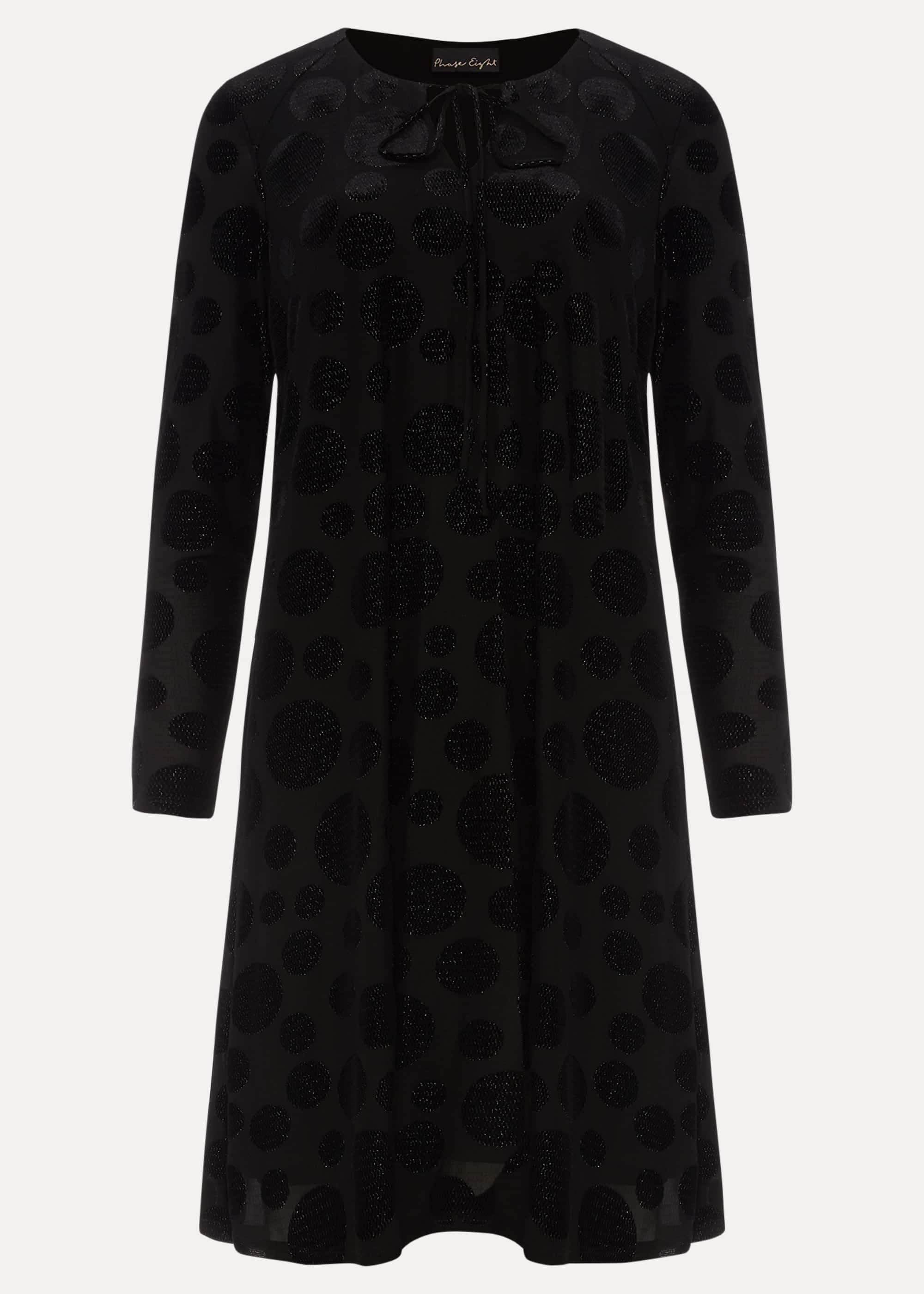 Andrea Glitter Spot Dress