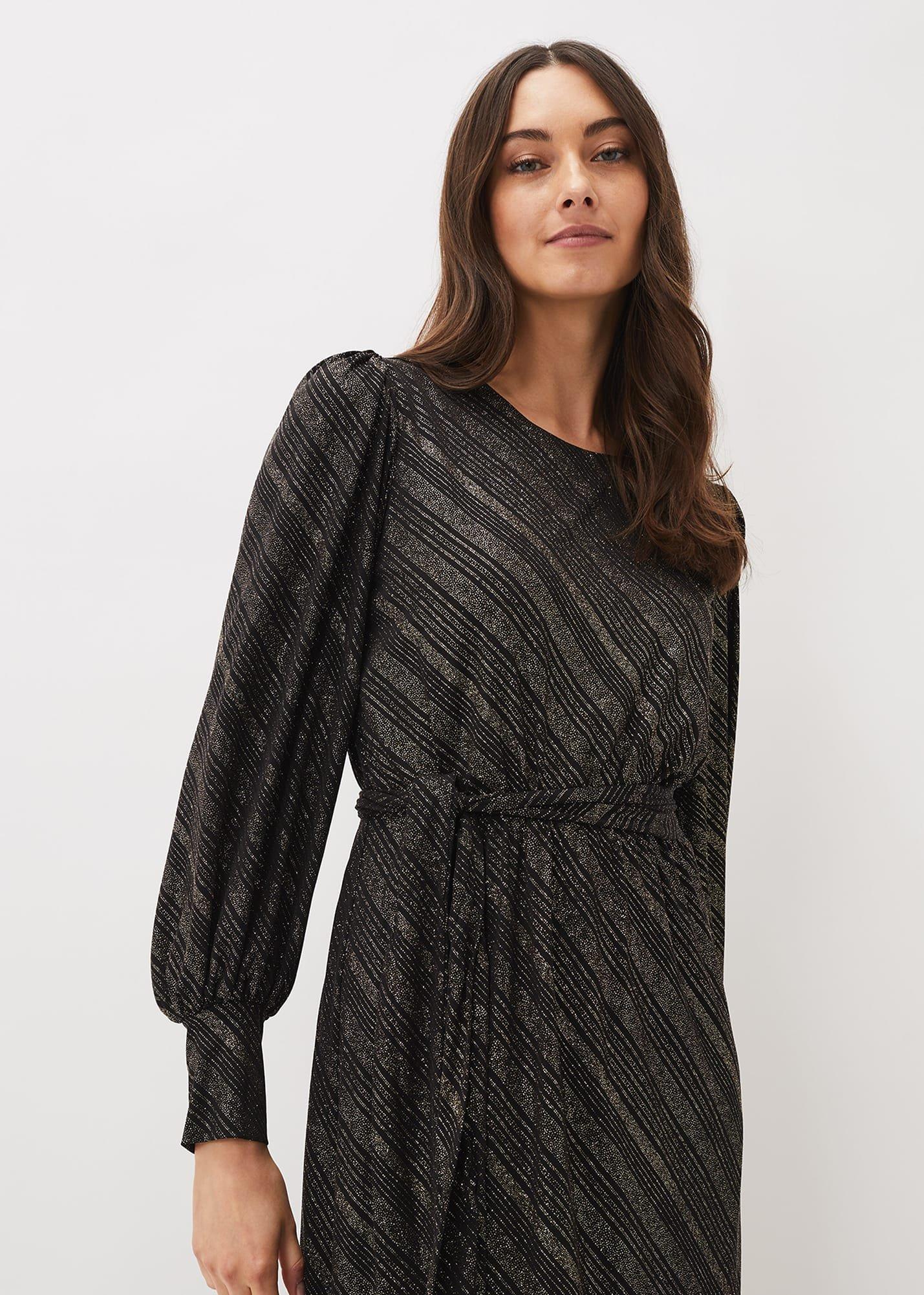 Clairette Asymmetric Sparkle Dress