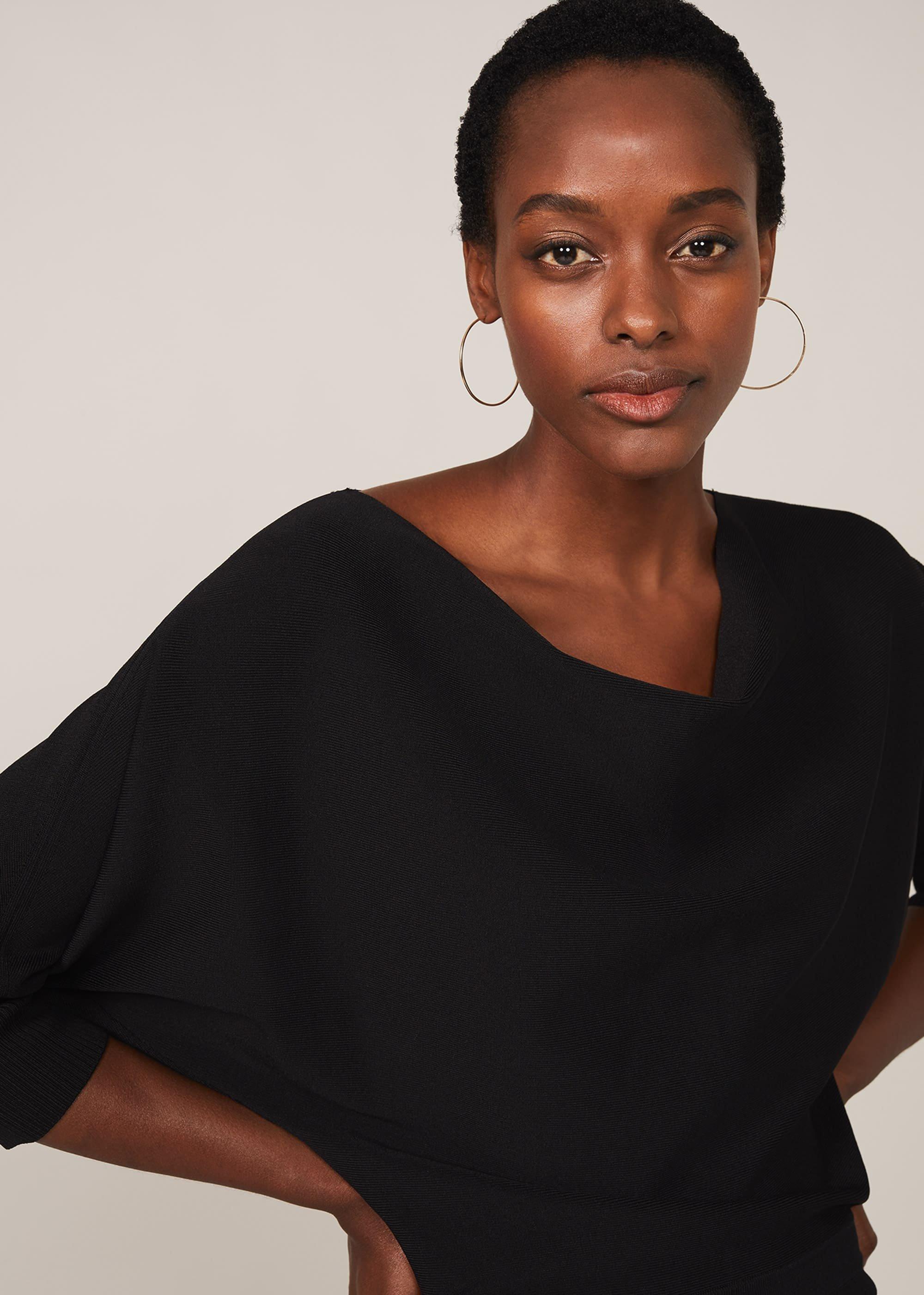 Ysabel Cowl Blouson Dress