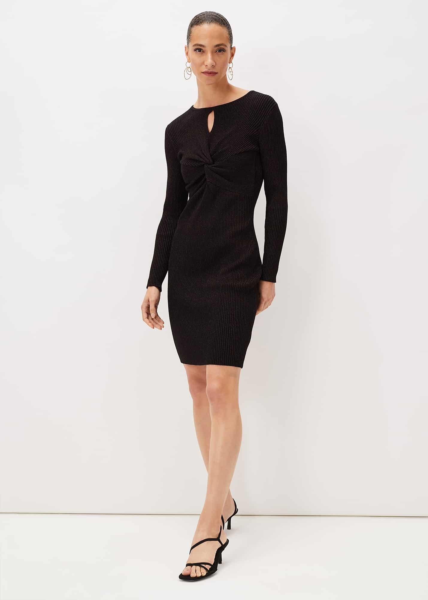 Dielle Shimmer Twist Dress