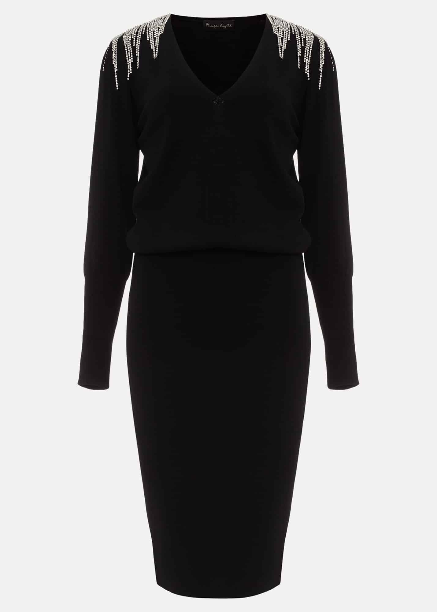Nieves Embellished Shoulder Dress