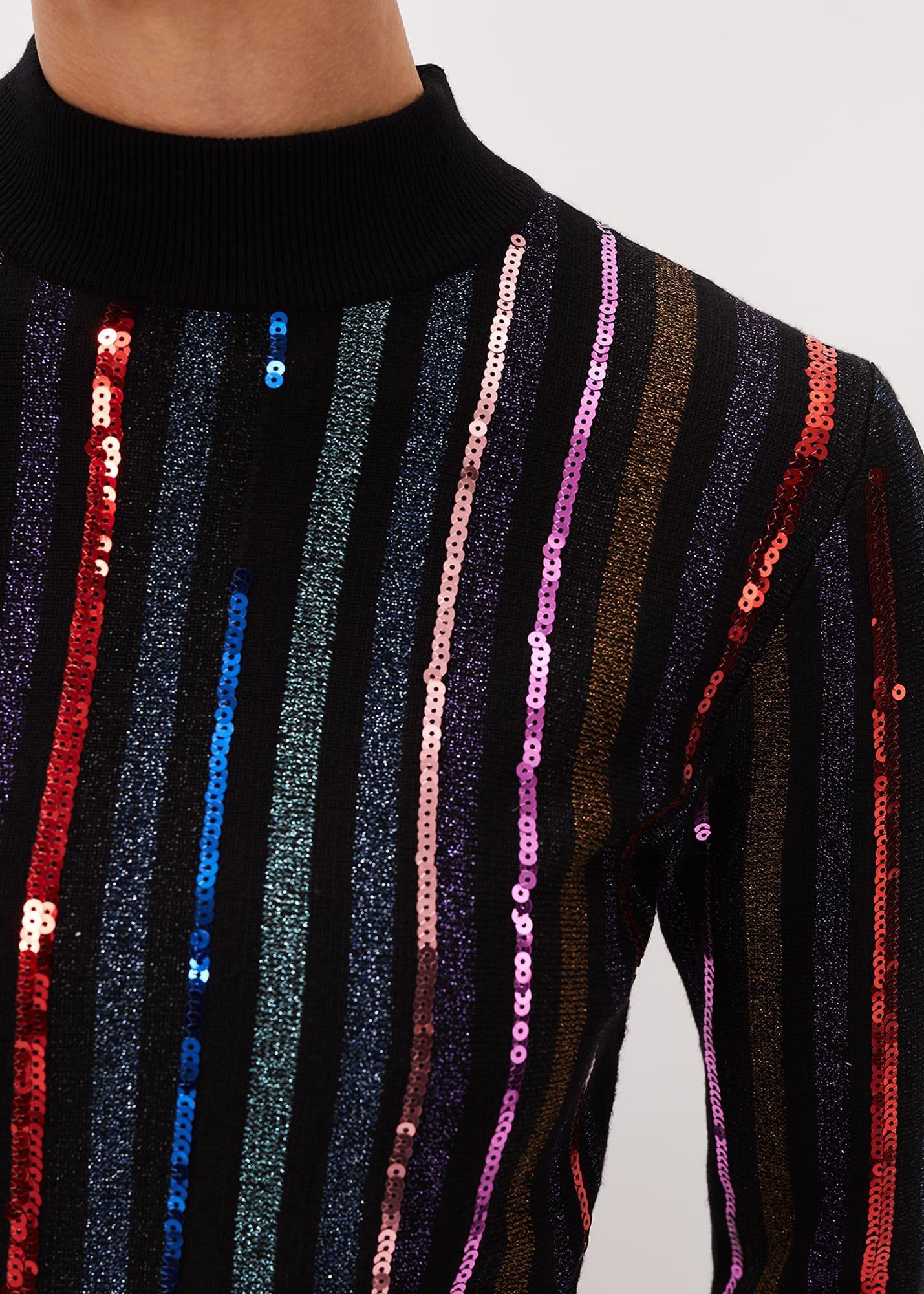 Rhonwen Sequin Stripe Dress