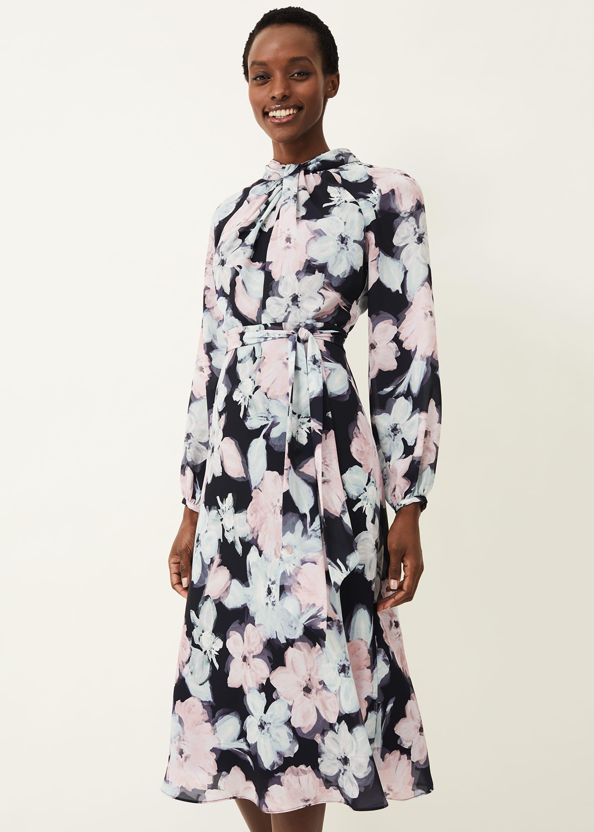 Ella Floral Print Dress