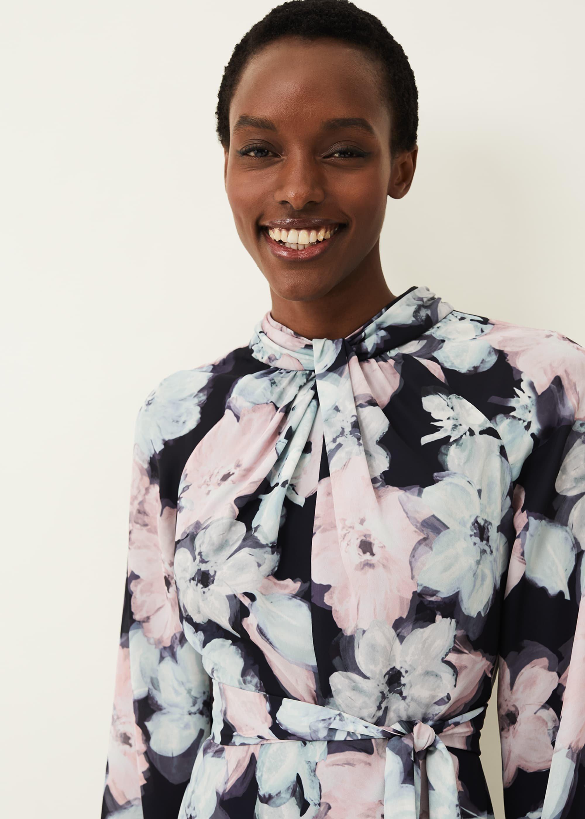 Ella Floral Print Dress