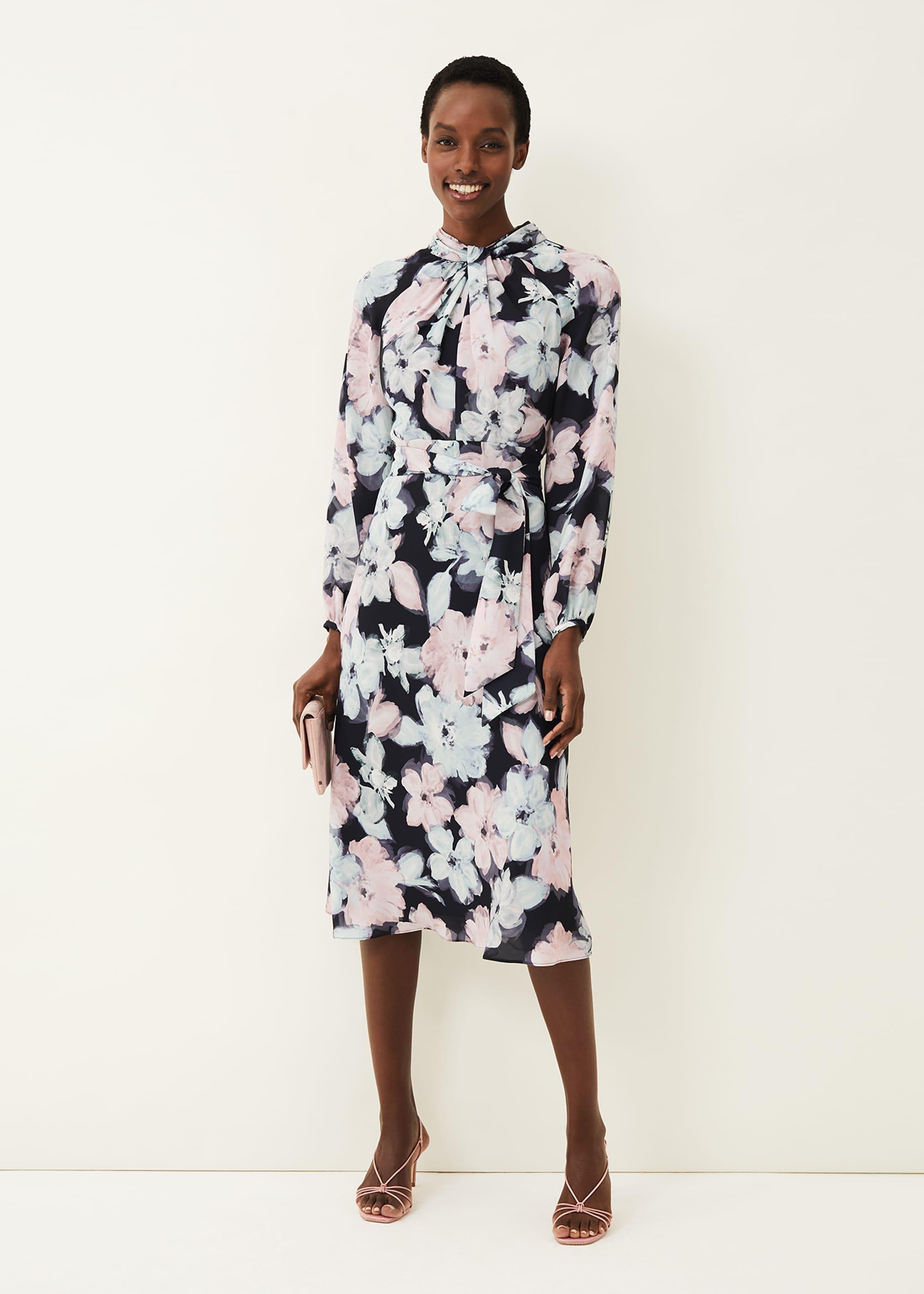 Ella Floral Print Dress