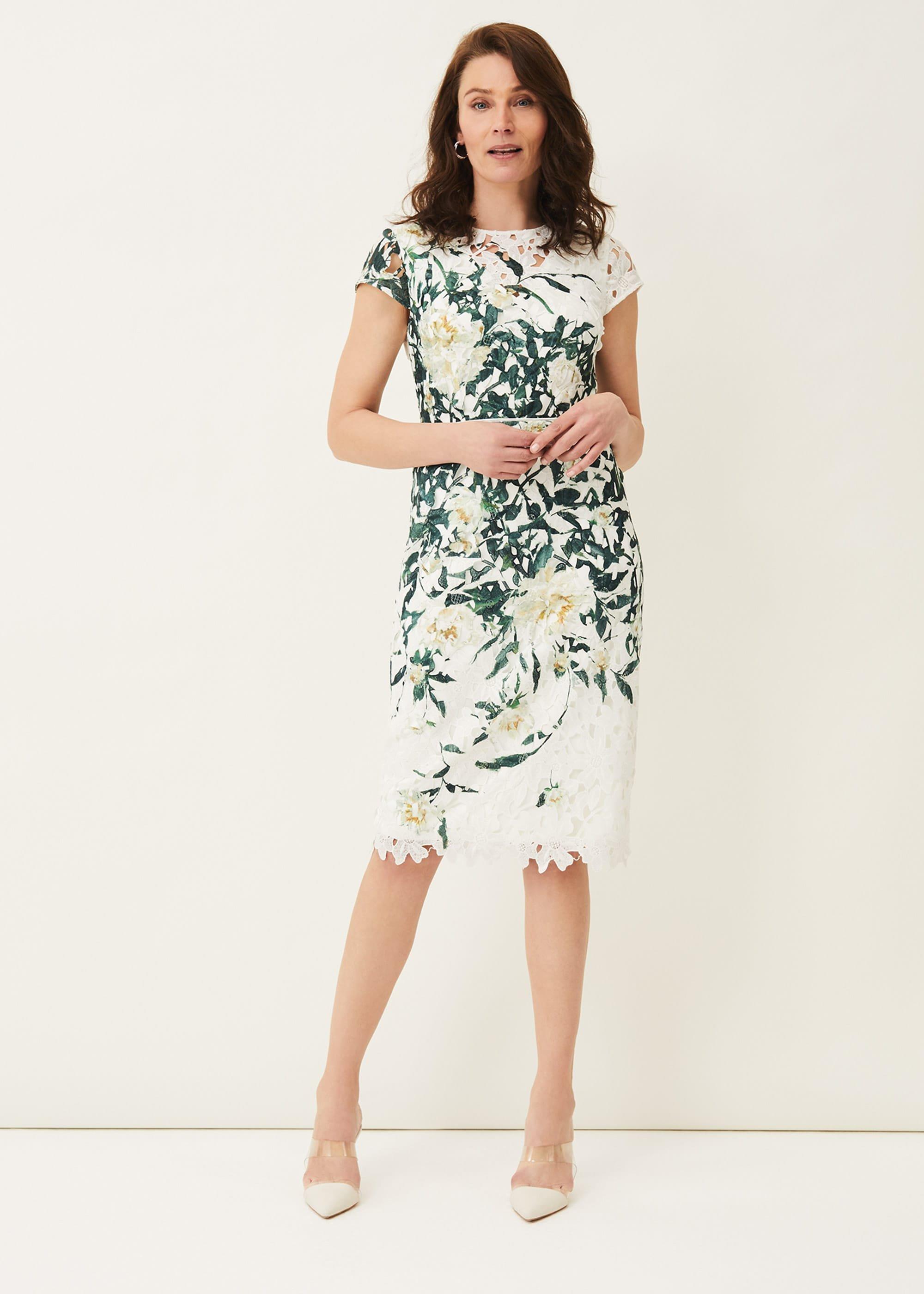 Claudine Floral Lace Dress