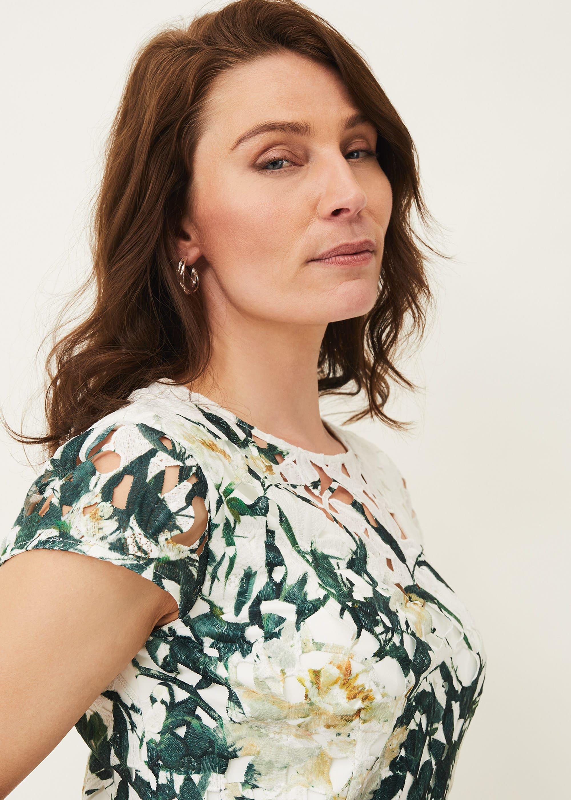 Claudine Floral Lace Dress