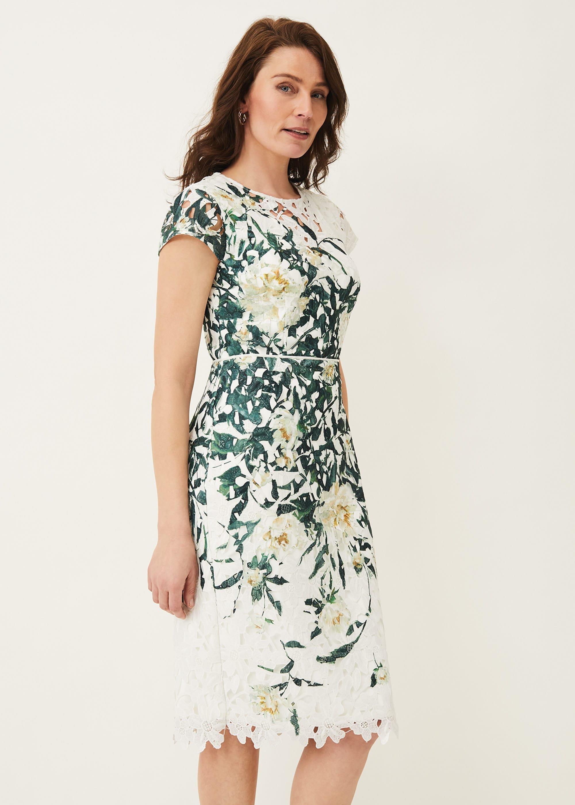 Claudine Floral Lace Dress