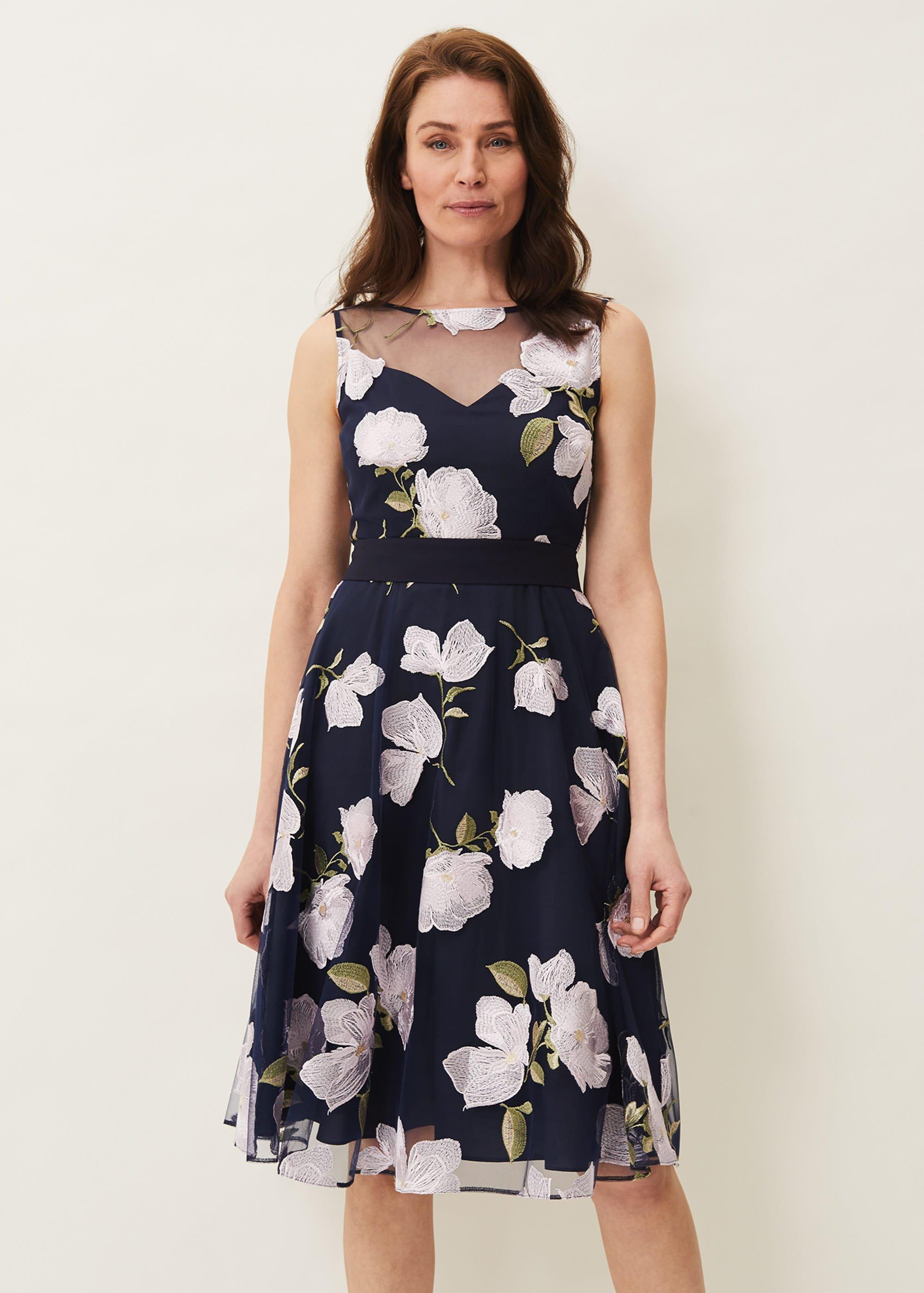 Charlotte Floral Embroidered Dress