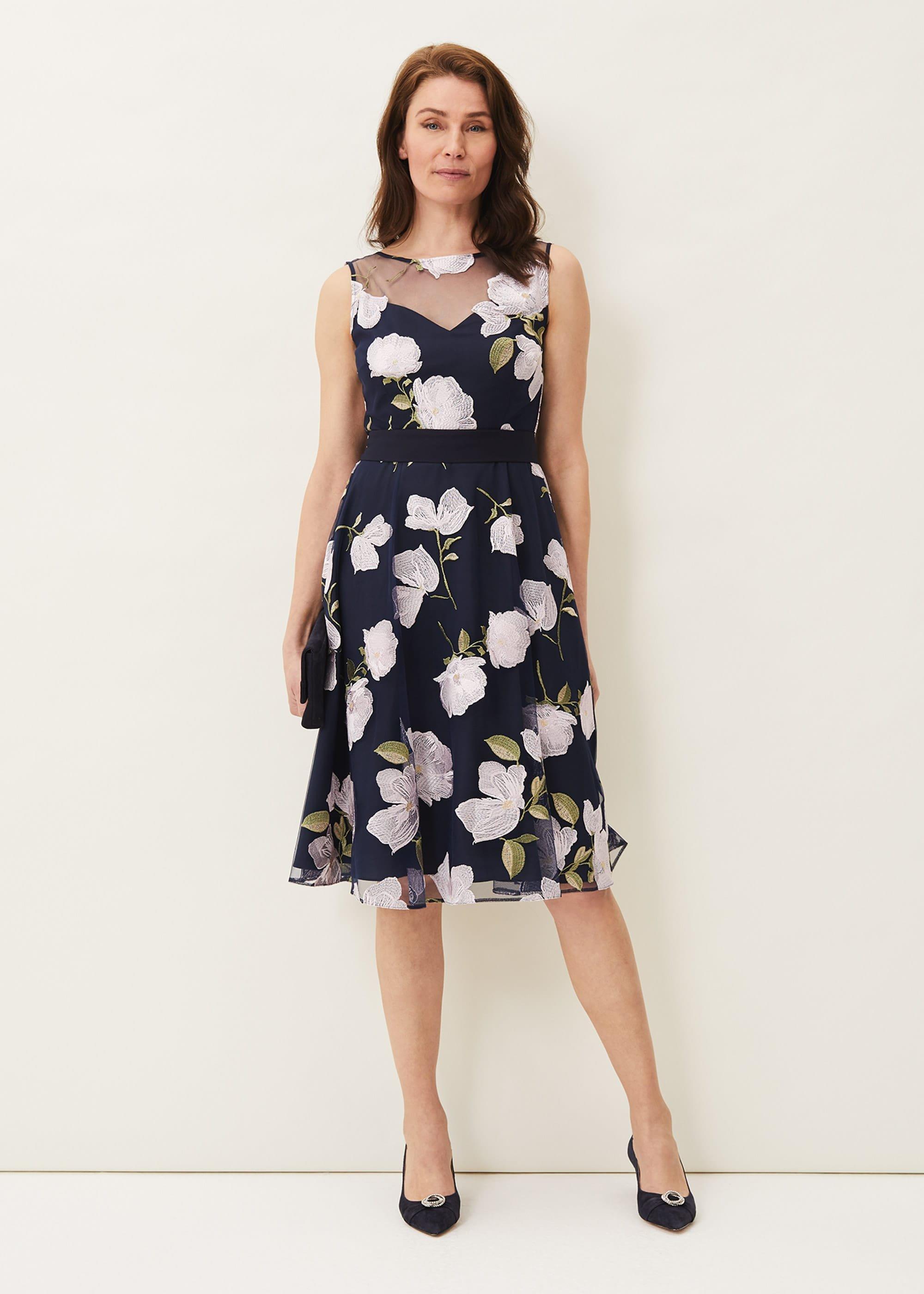 Charlotte Floral Embroidered Dress