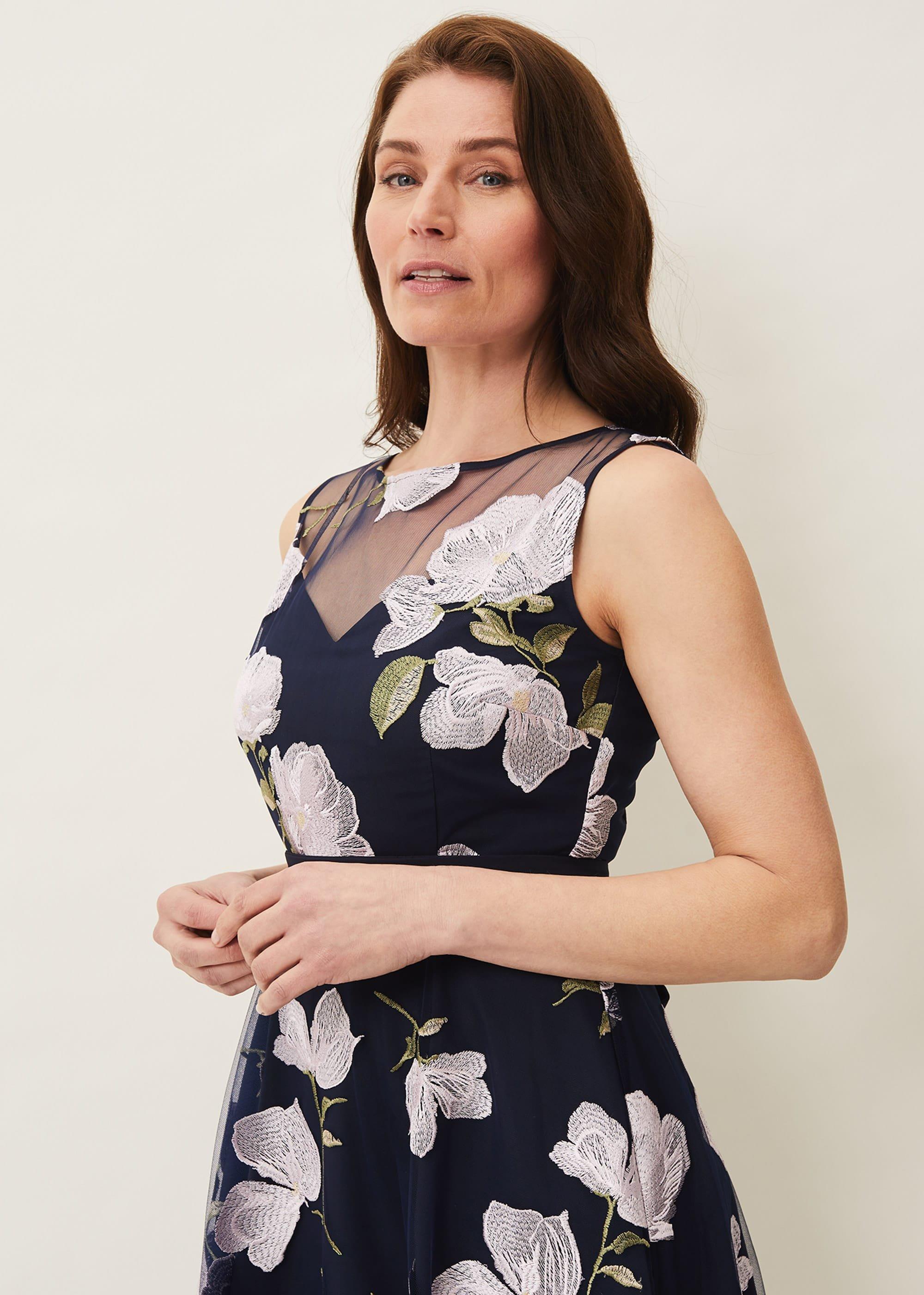 Charlotte Floral Embroidered Dress