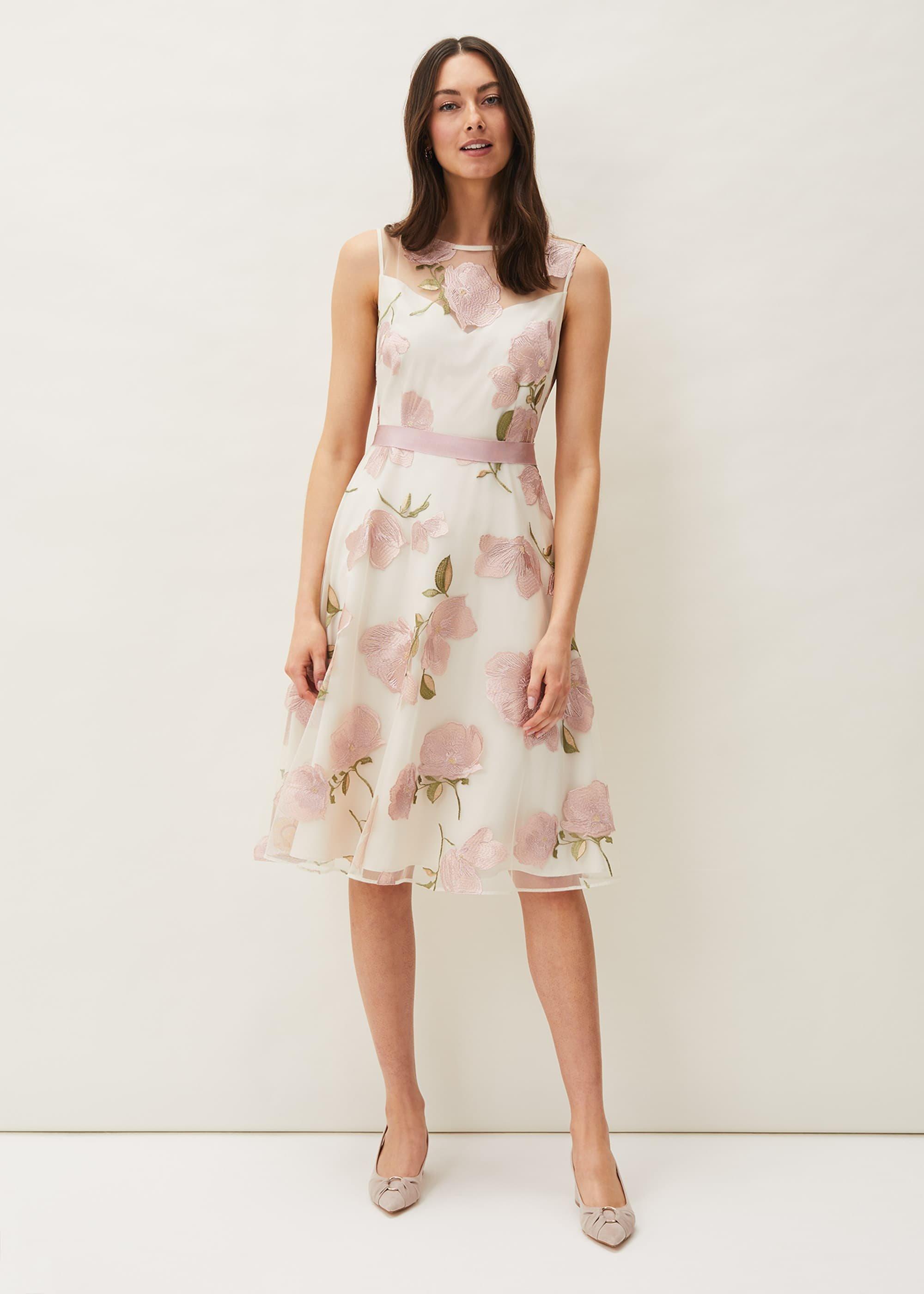 Charlotte Floral Embroidered Dress