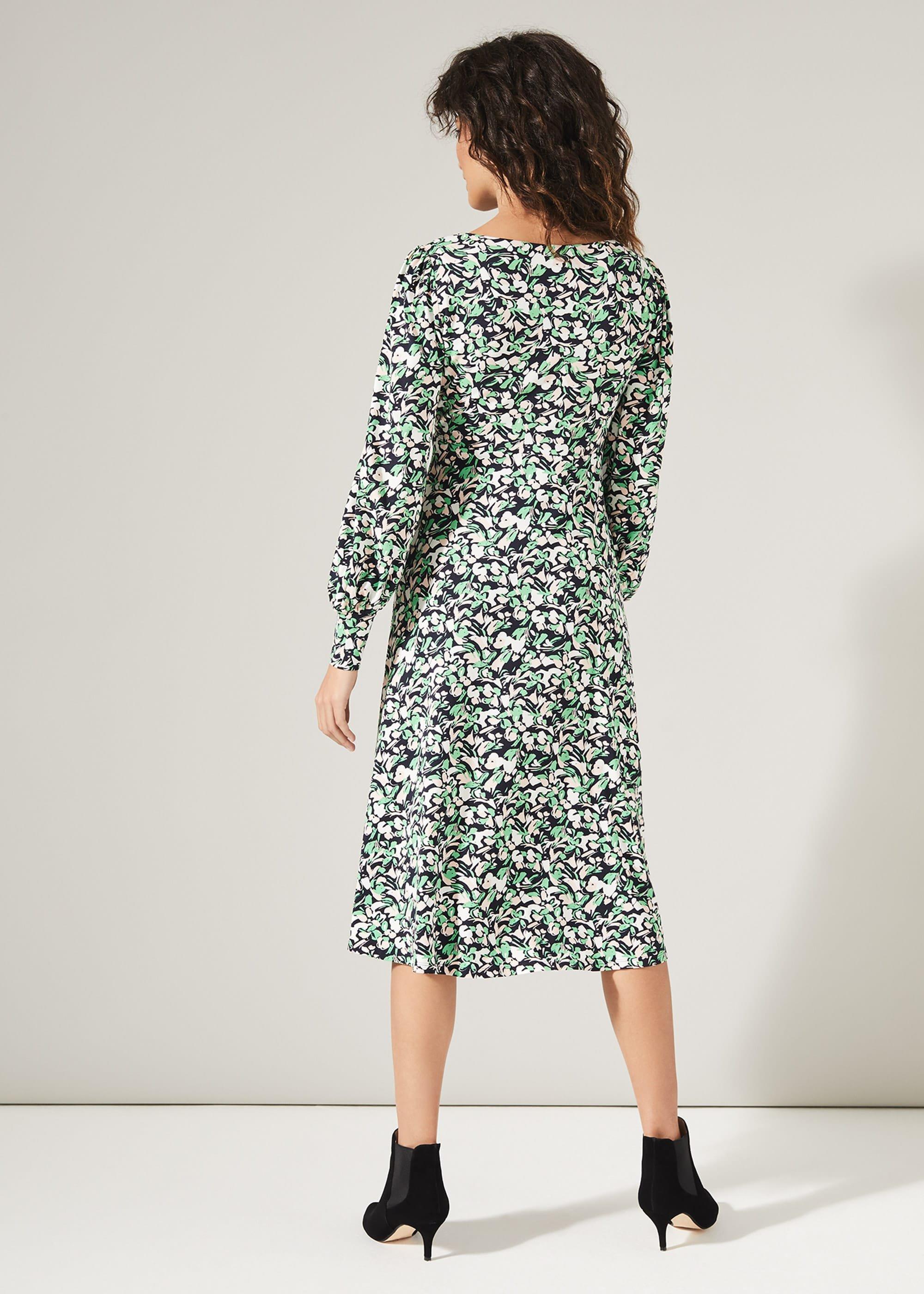 Sonia Smudge Print Jersey Dress