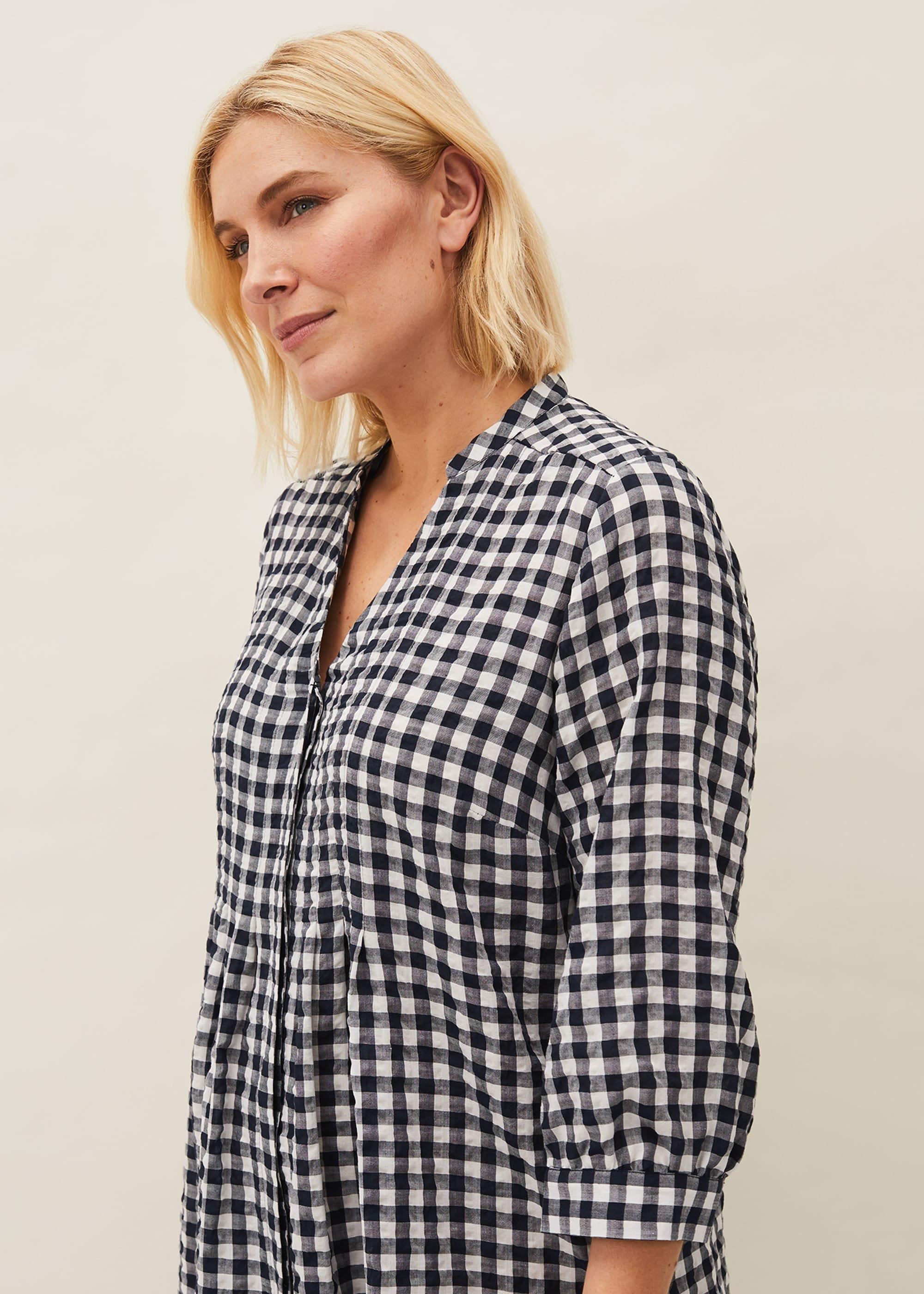 Oona Gingham Swing Dress