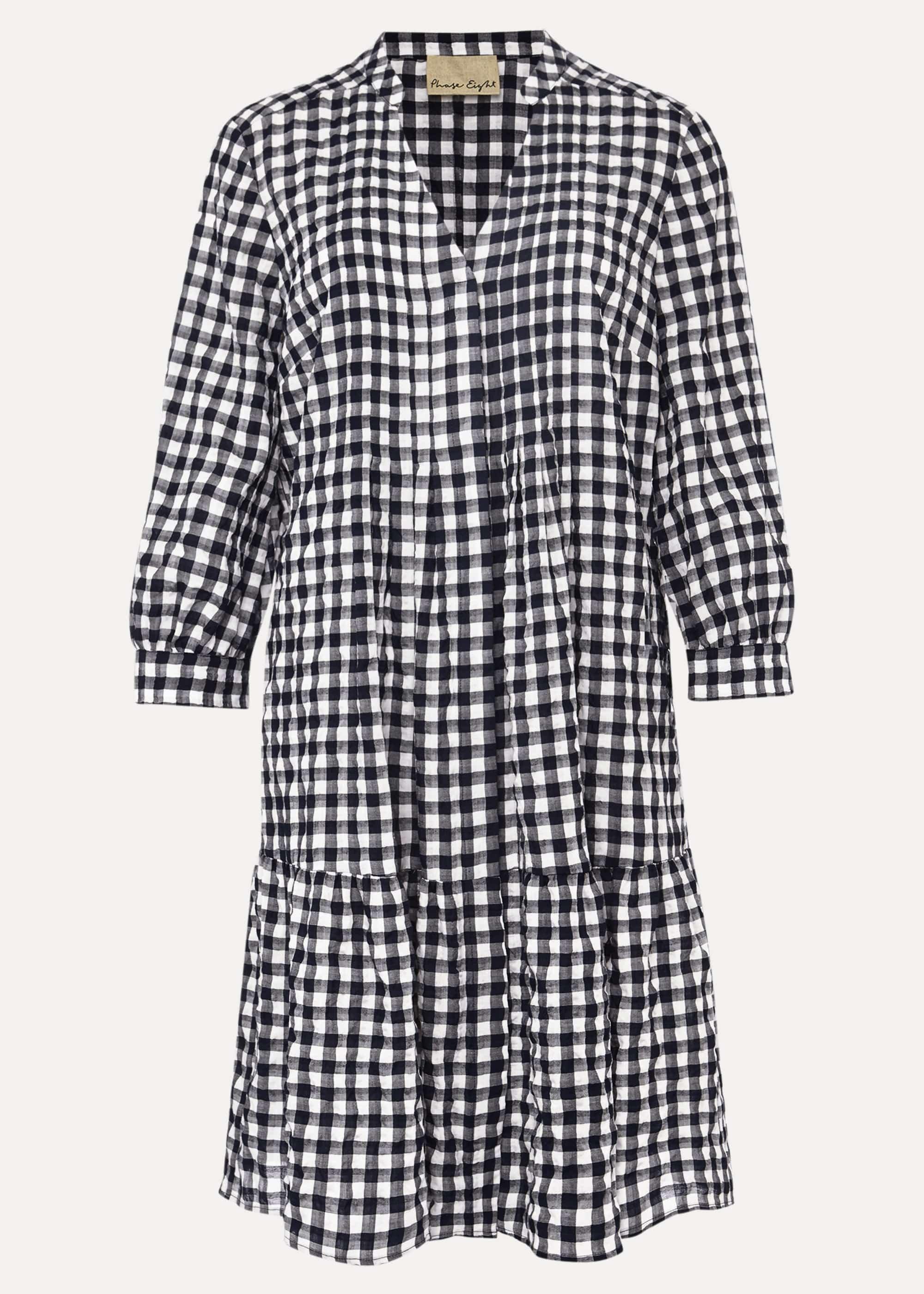 Oona Gingham Swing Dress