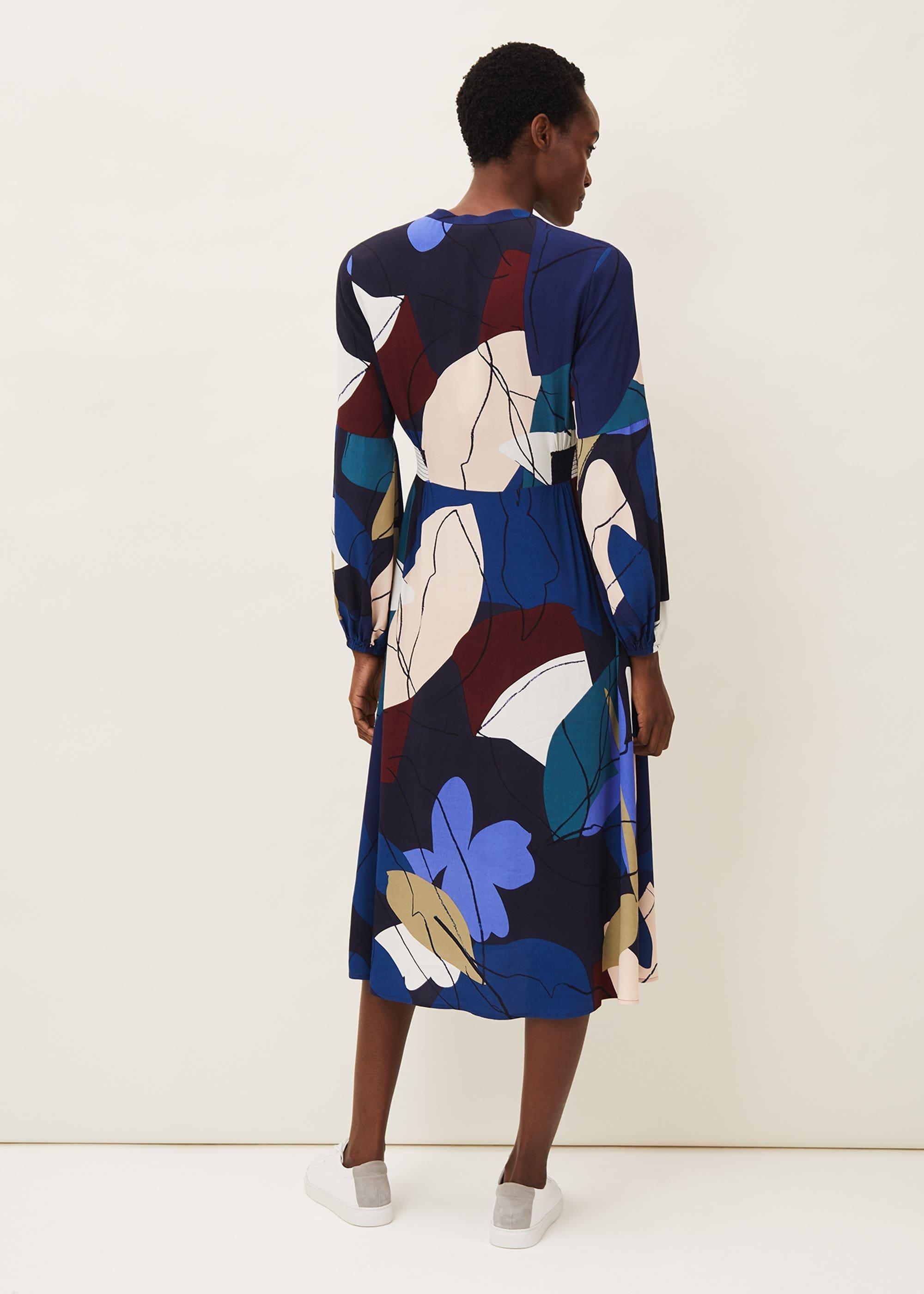 Carmen Print Shirt Dress