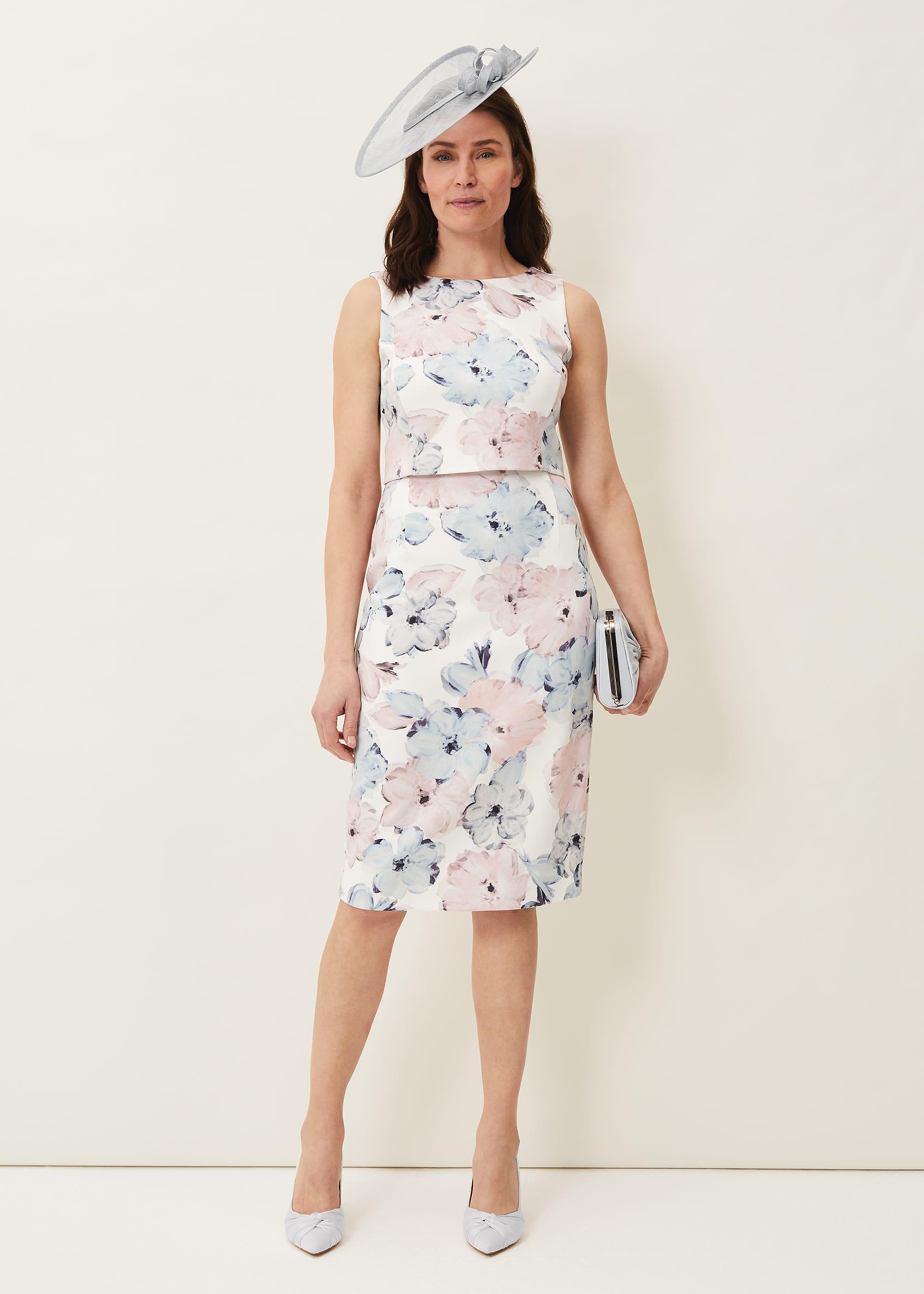 Ella Floral Scuba Dress