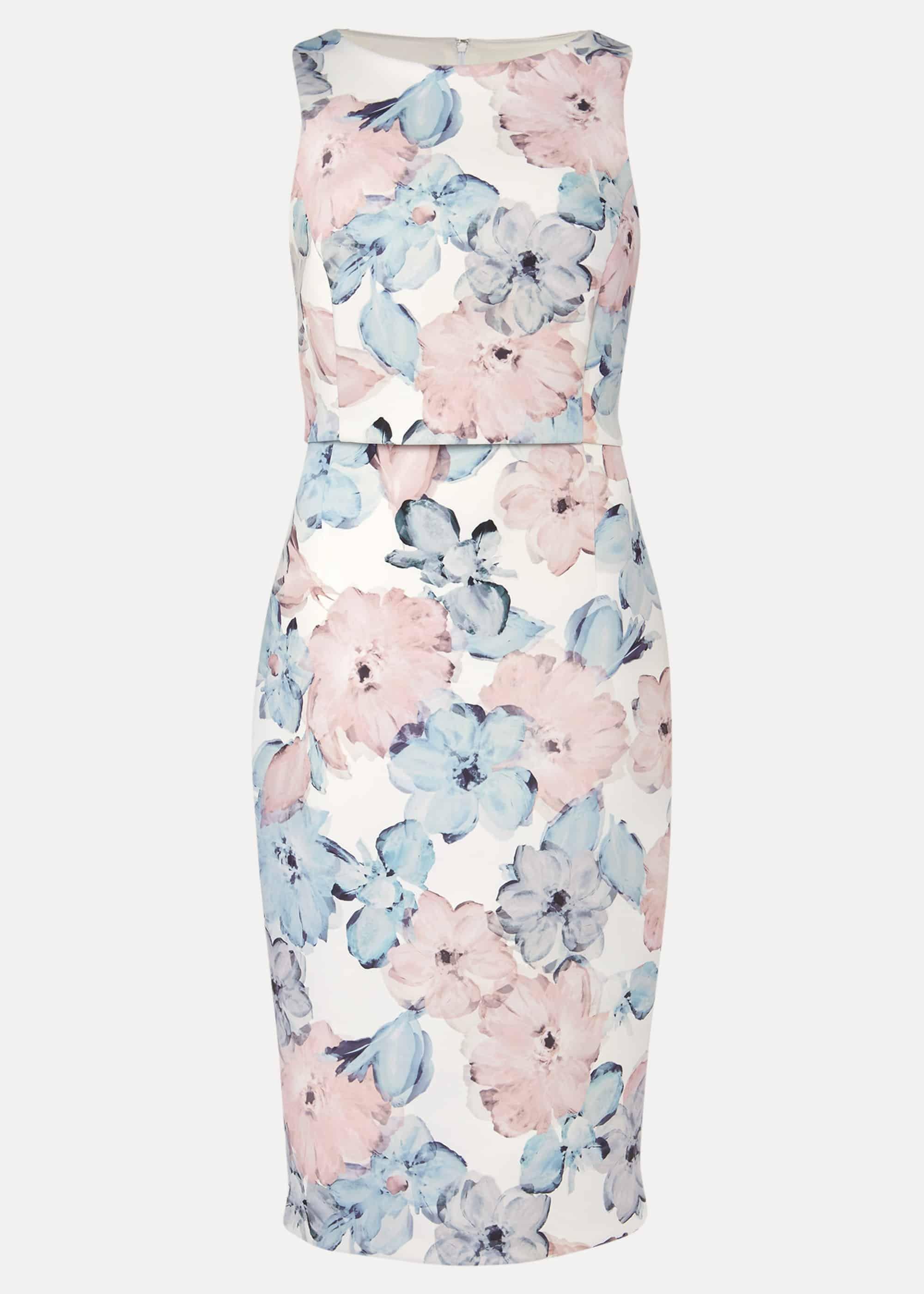 Ella Floral Scuba Dress