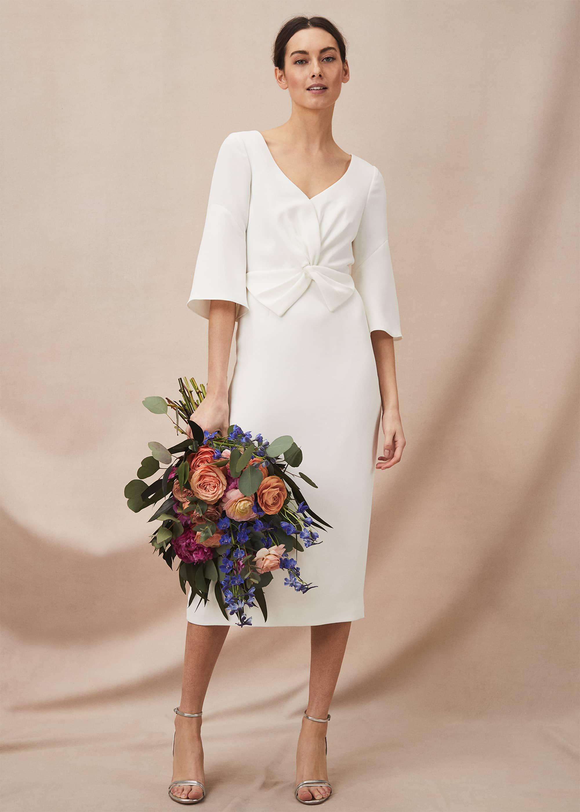 Layla Bow Midi Dress