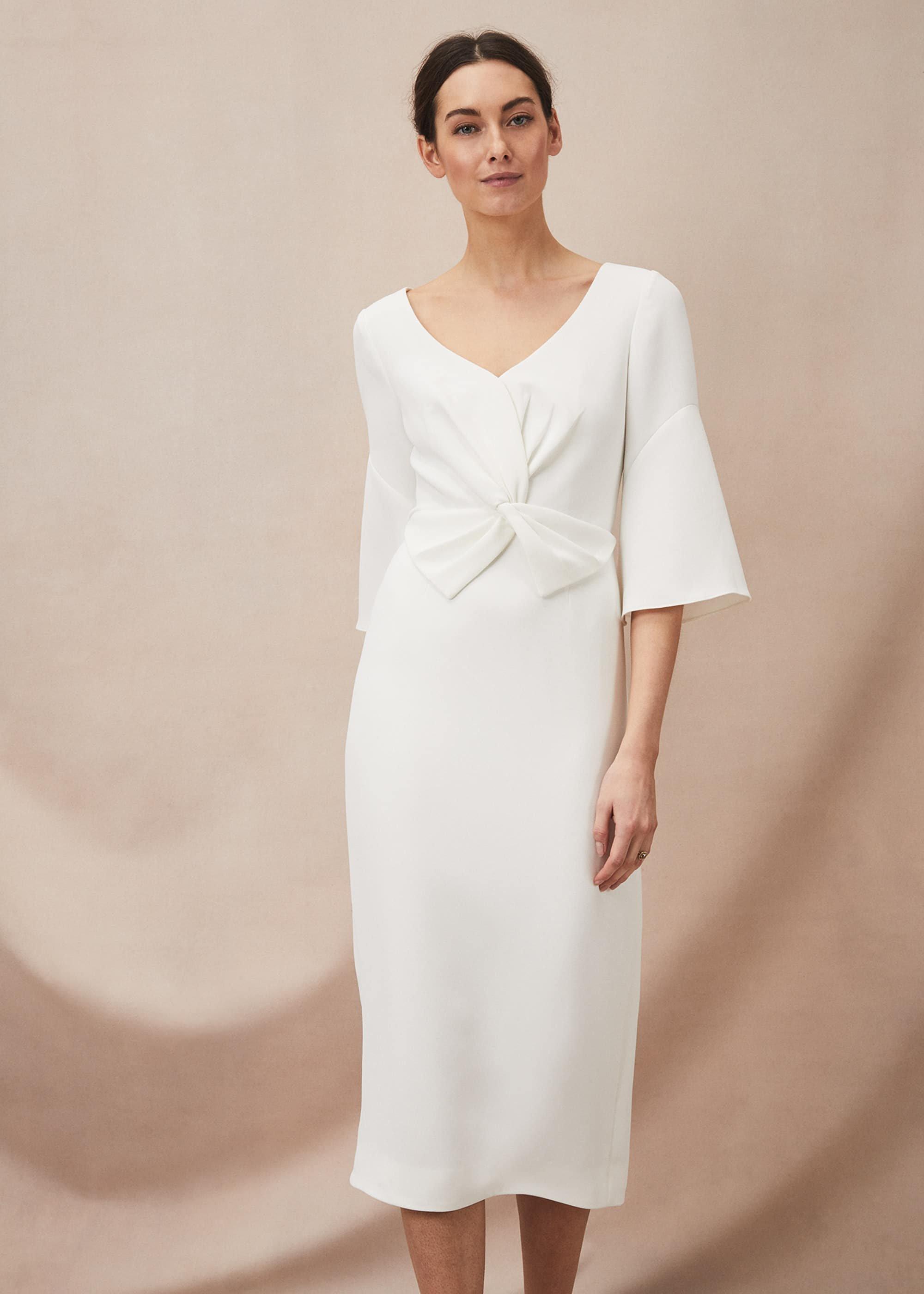 Layla Bow Midi Dress