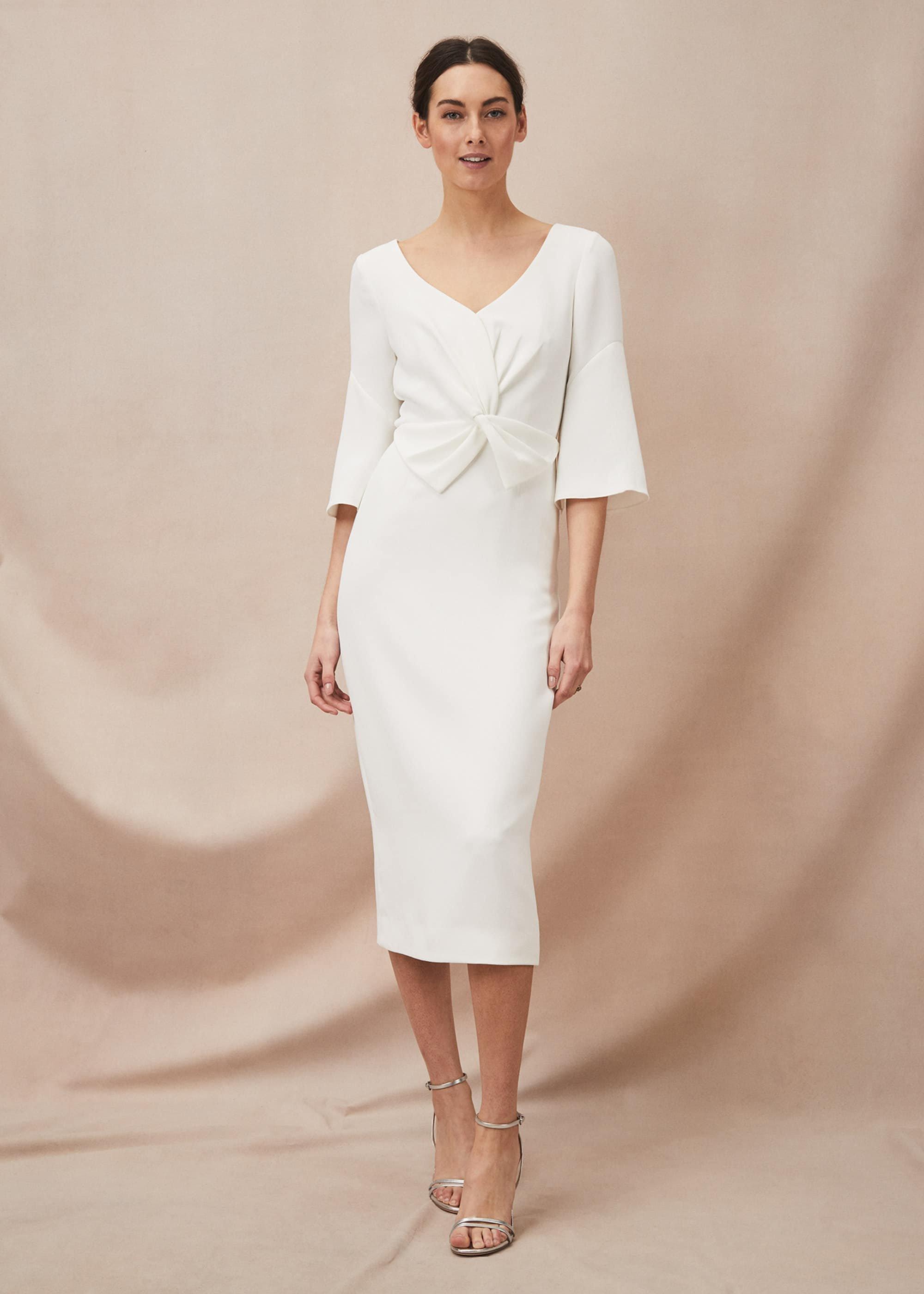 Layla Bow Midi Dress