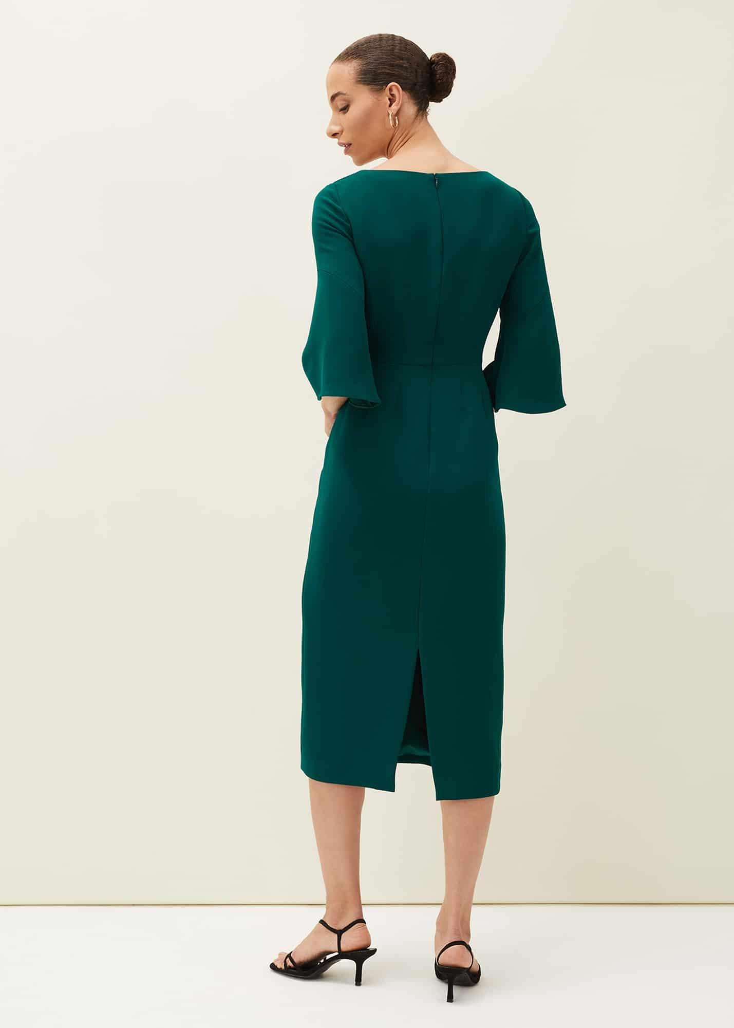 Layla Bow Midi Dress