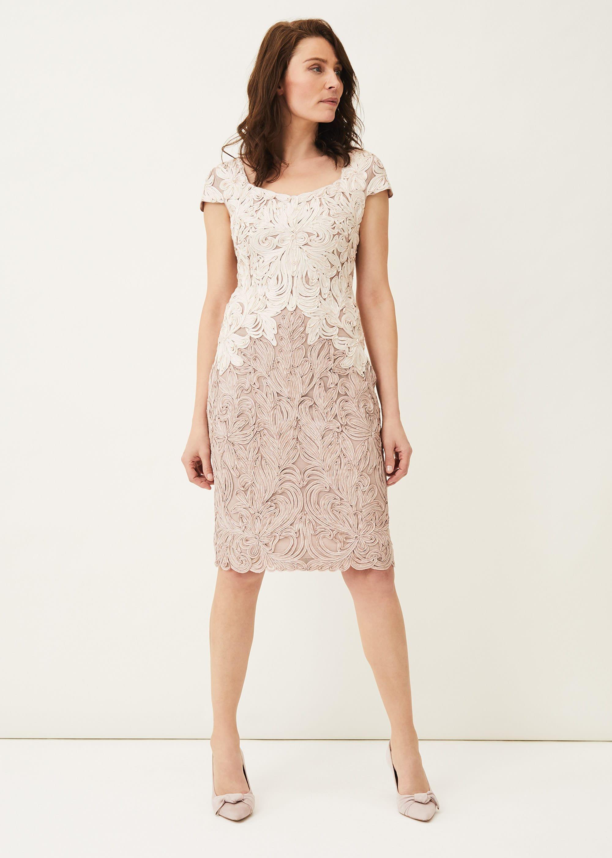Jennifer Tapework Lace Dress