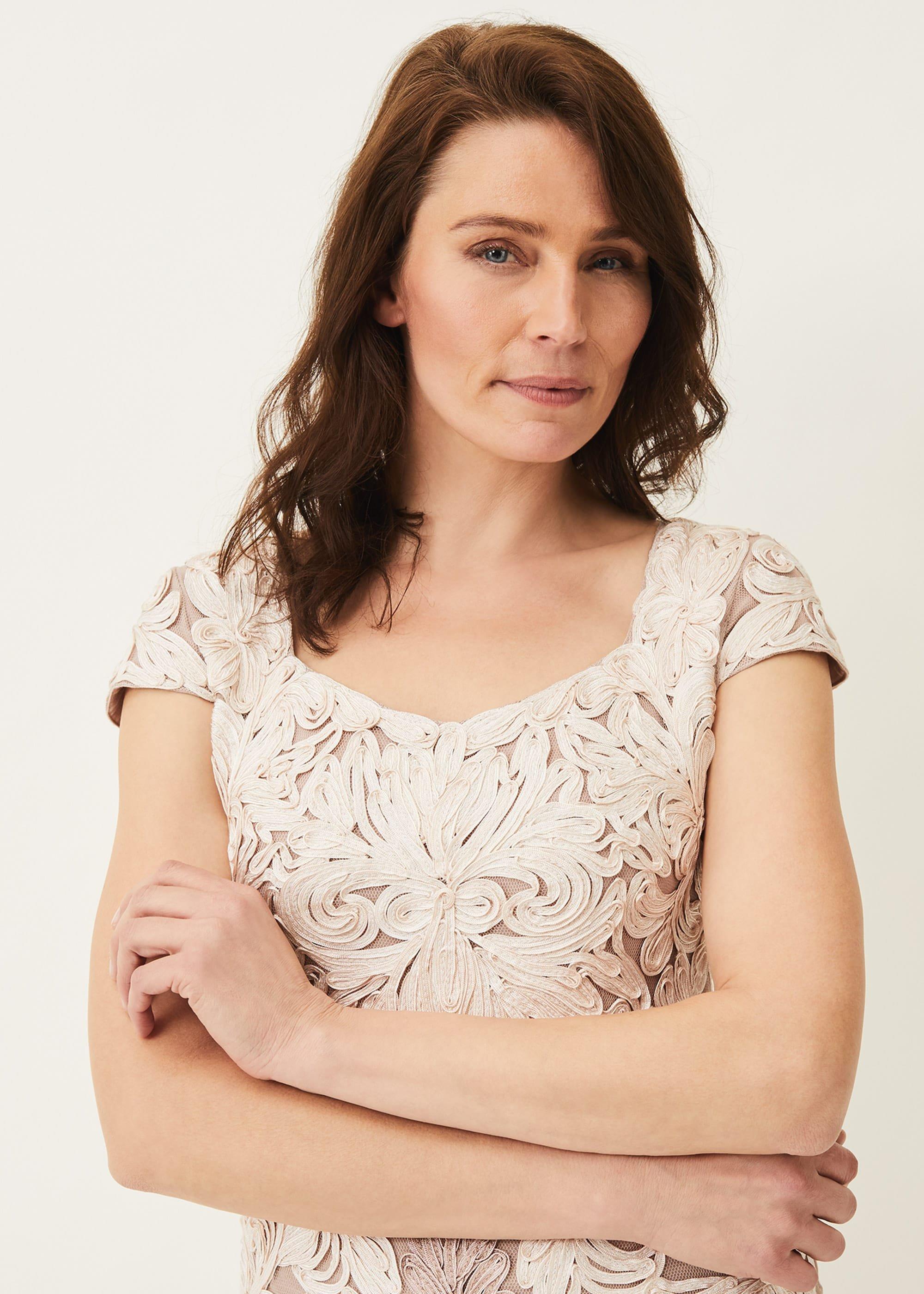 Jennifer Tapework Lace Dress