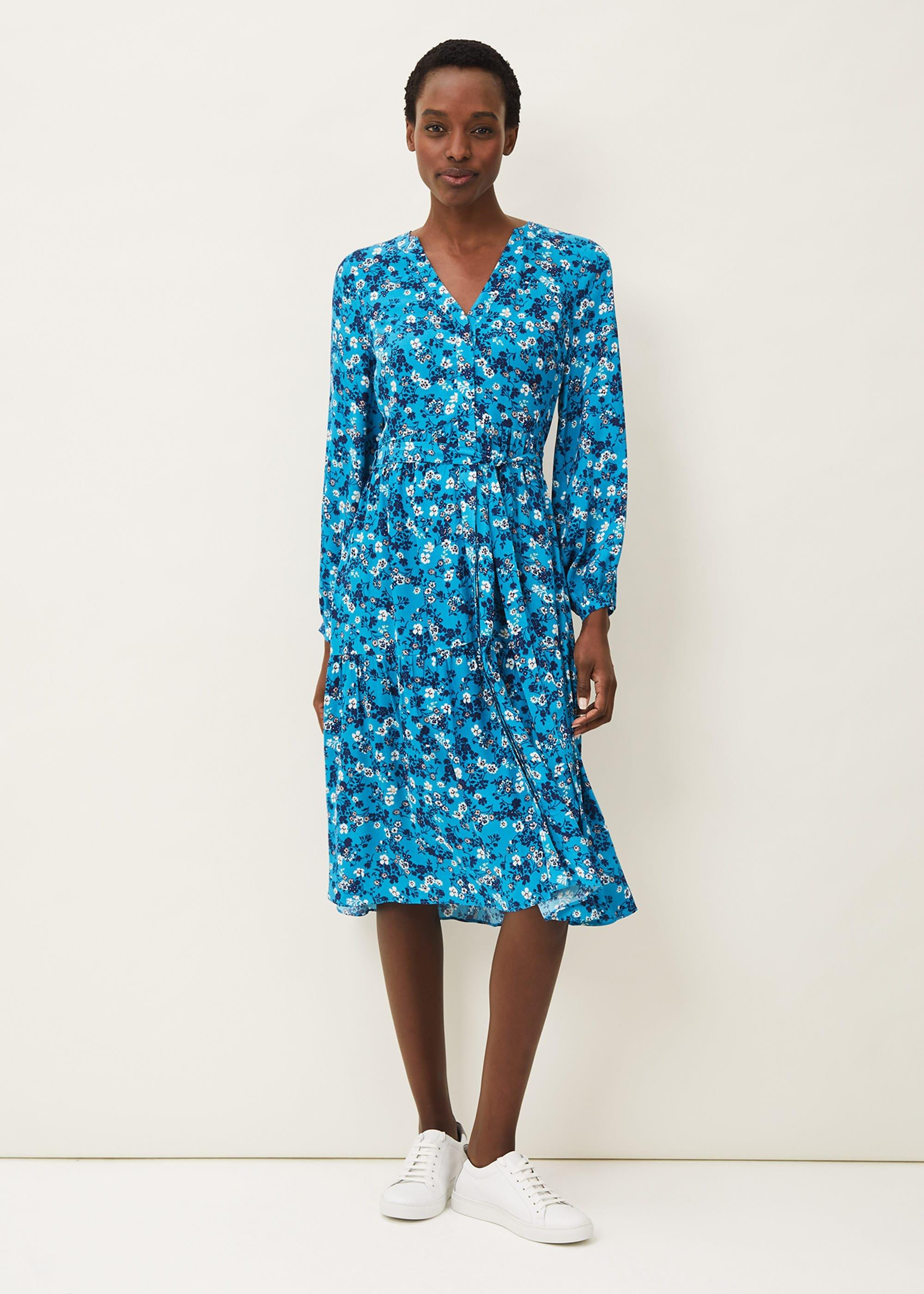 Sophia Midi Printed Dress