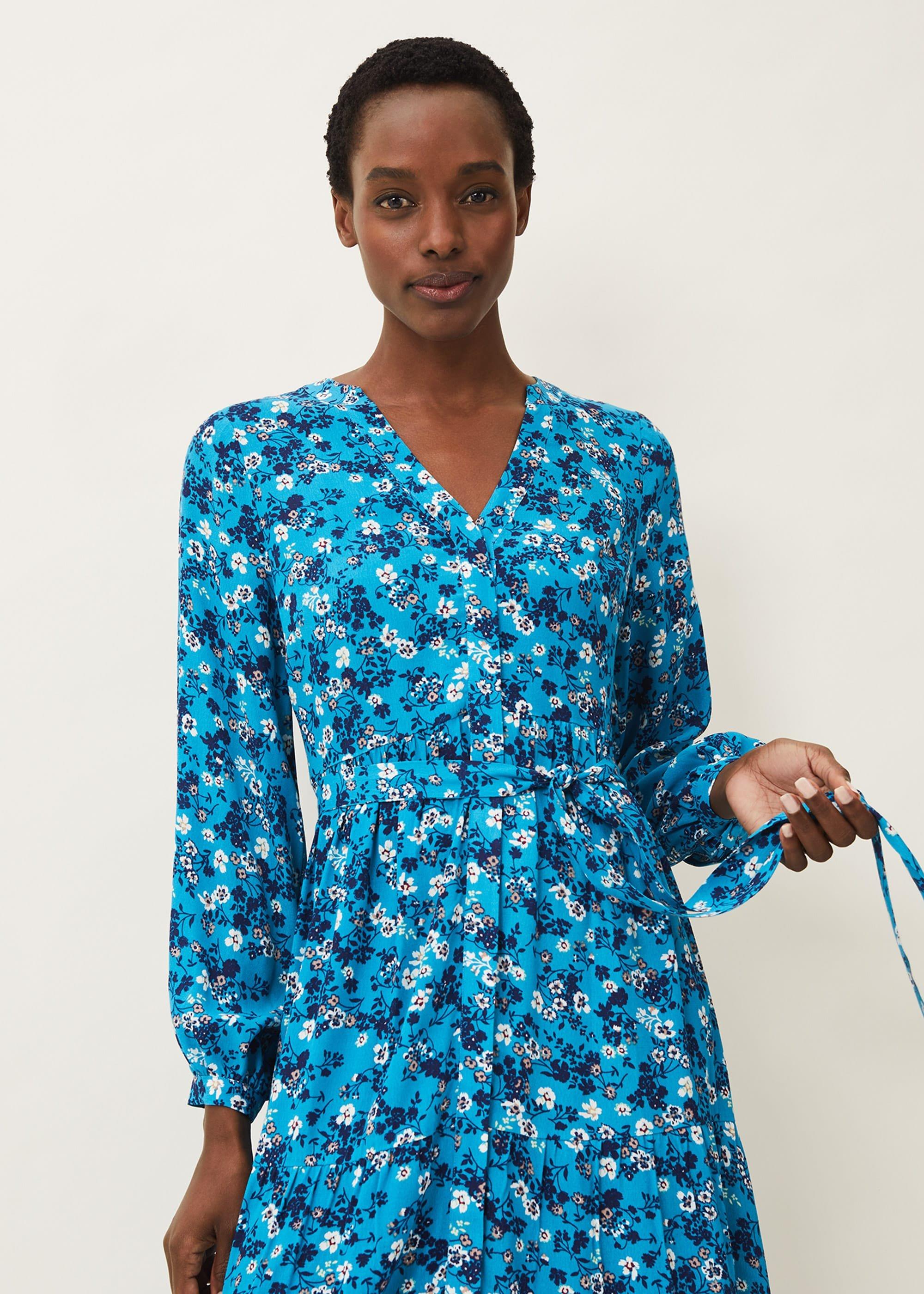 Sophia Midi Printed Dress