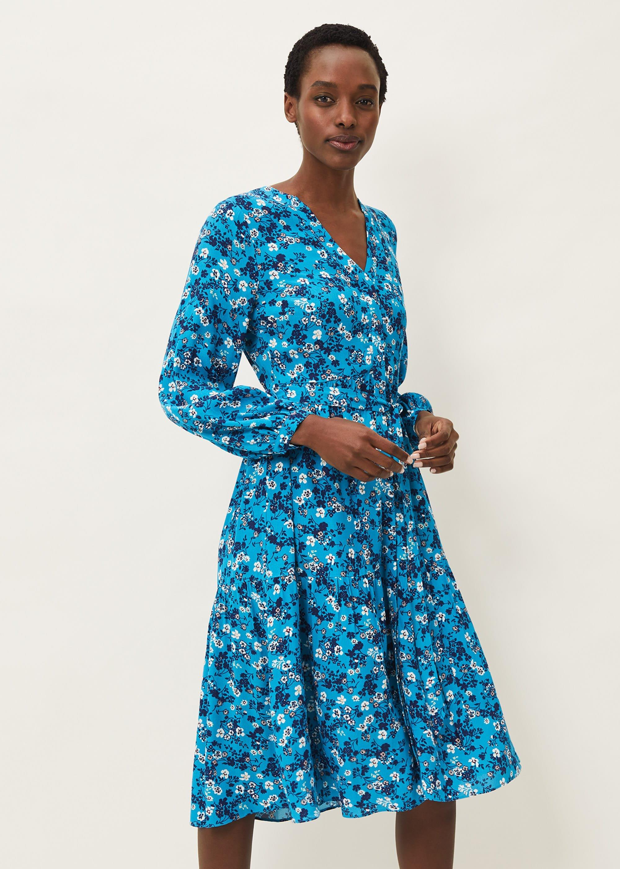 Sophia Midi Printed Dress